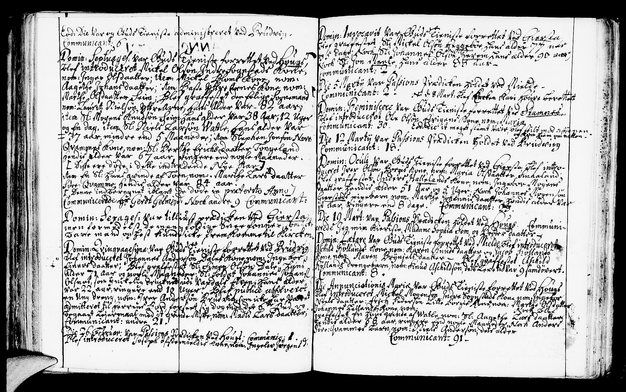 Haus sokneprestembete, AV/SAB-A-75601/H/Haa: Parish register (official) no. A 3, 1713-1722