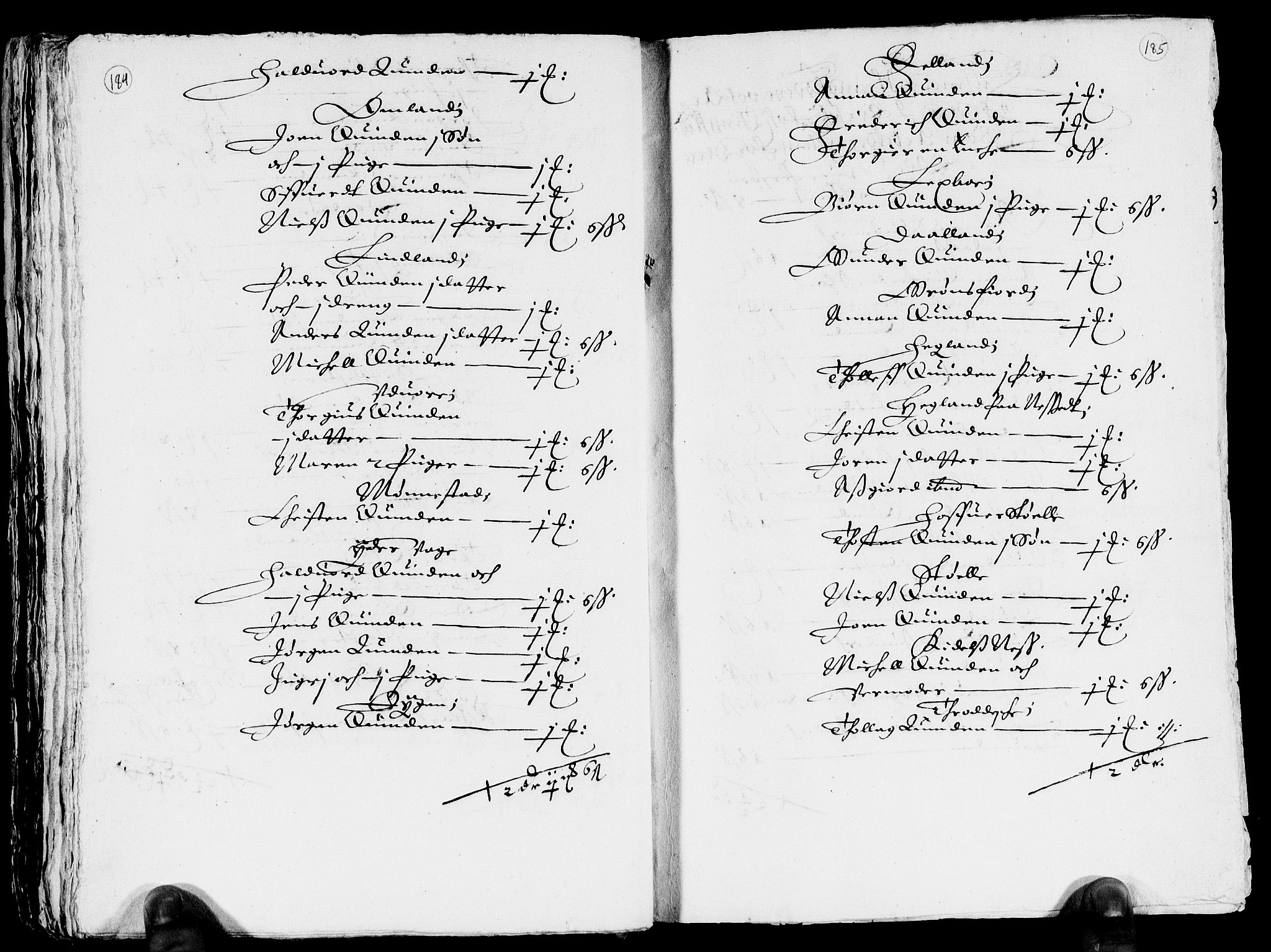 Rentekammeret inntil 1814, Reviderte regnskaper, Lensregnskaper, AV/RA-EA-5023/R/Rb/Rbr/L0016: Lista len, 1645-1647