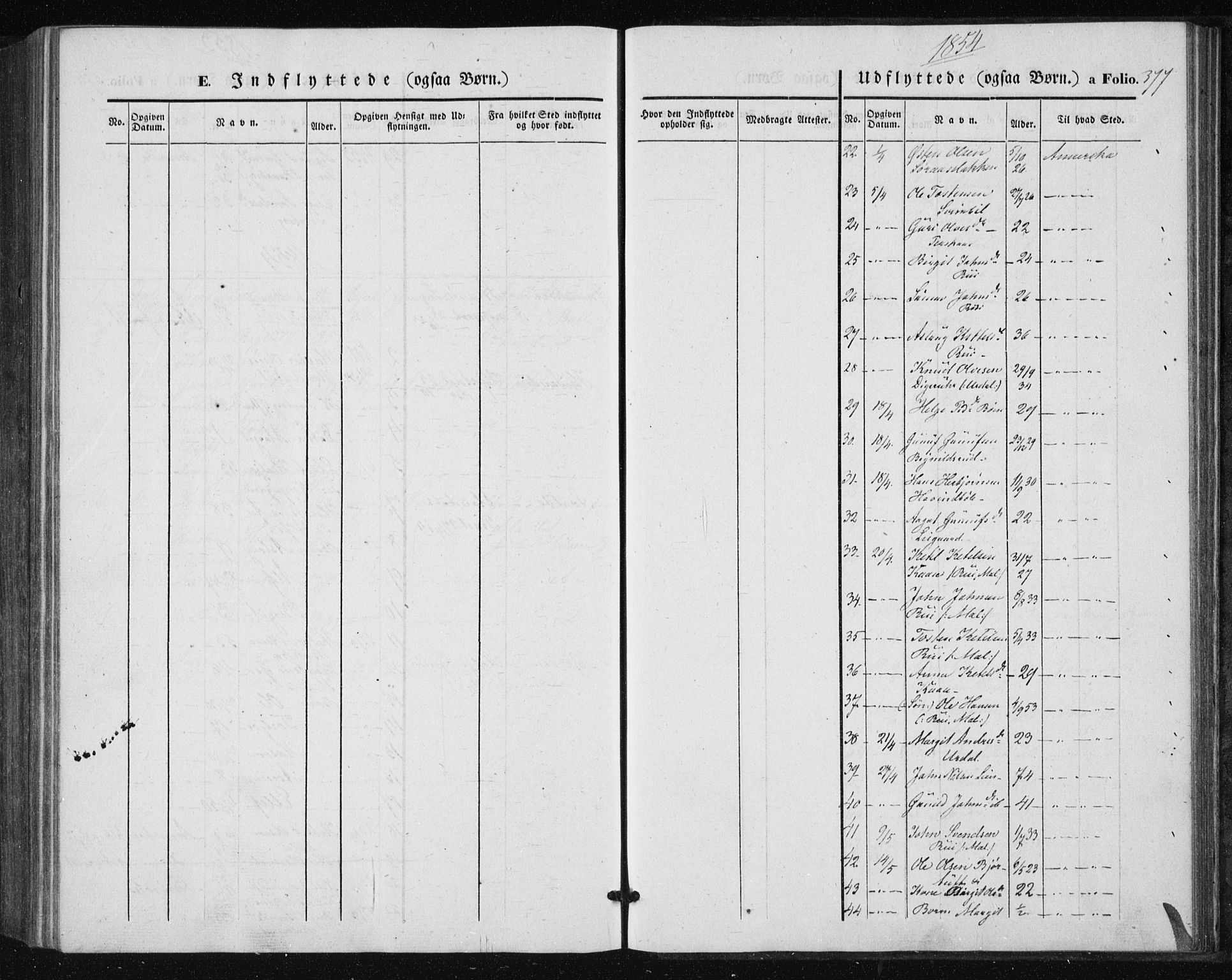 Tinn kirkebøker, AV/SAKO-A-308/F/Fa/L0005: Parish register (official) no. I 5, 1844-1856, p. 377