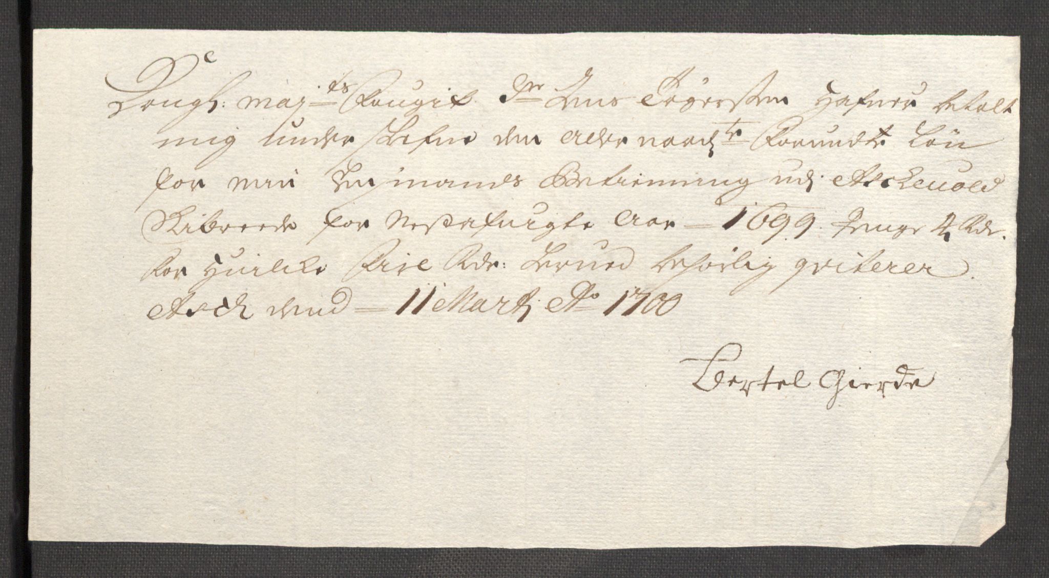 Rentekammeret inntil 1814, Reviderte regnskaper, Fogderegnskap, RA/EA-4092/R53/L3424: Fogderegnskap Sunn- og Nordfjord, 1699, p. 344