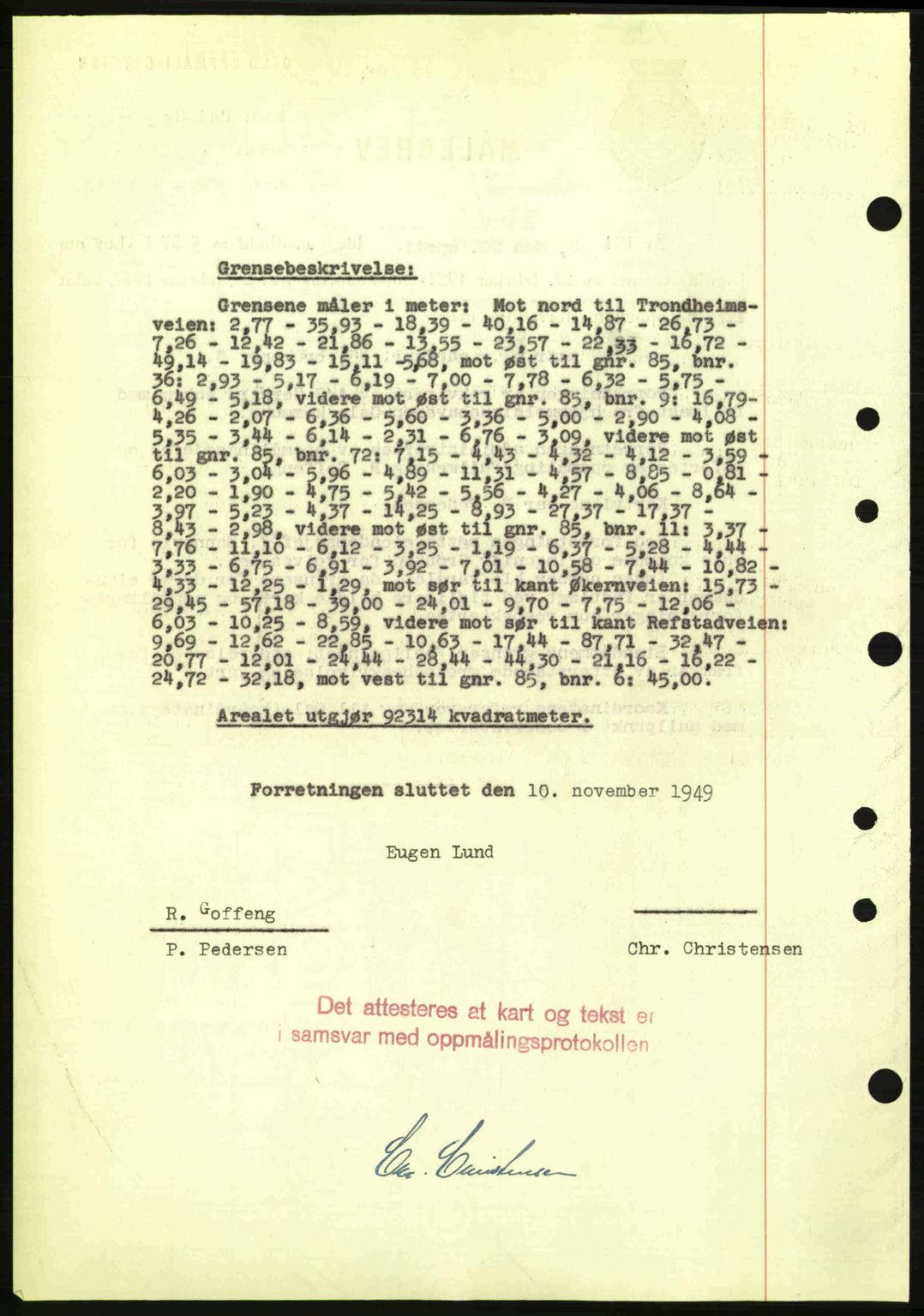 Oslo byskriverembete, AV/SAO-A-10227/G/Gb/Gbd/Gbda/L0017: Mortgage book no. A215, 1949-1950, Diary no: : 436/1950