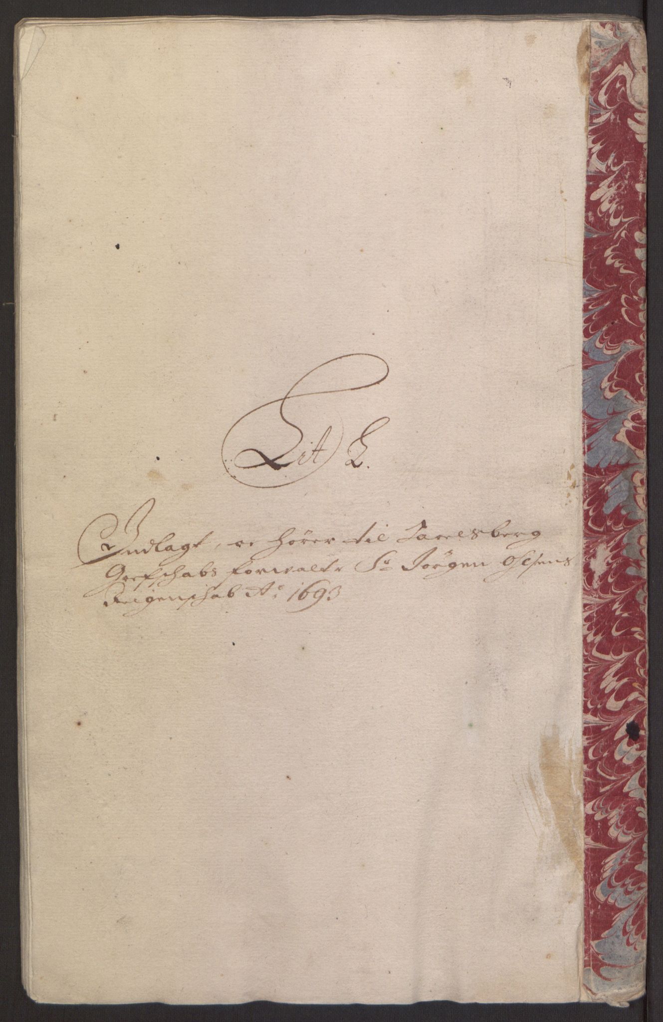 Rentekammeret inntil 1814, Reviderte regnskaper, Fogderegnskap, RA/EA-4092/R32/L1866: Fogderegnskap Jarlsberg grevskap, 1693, p. 312