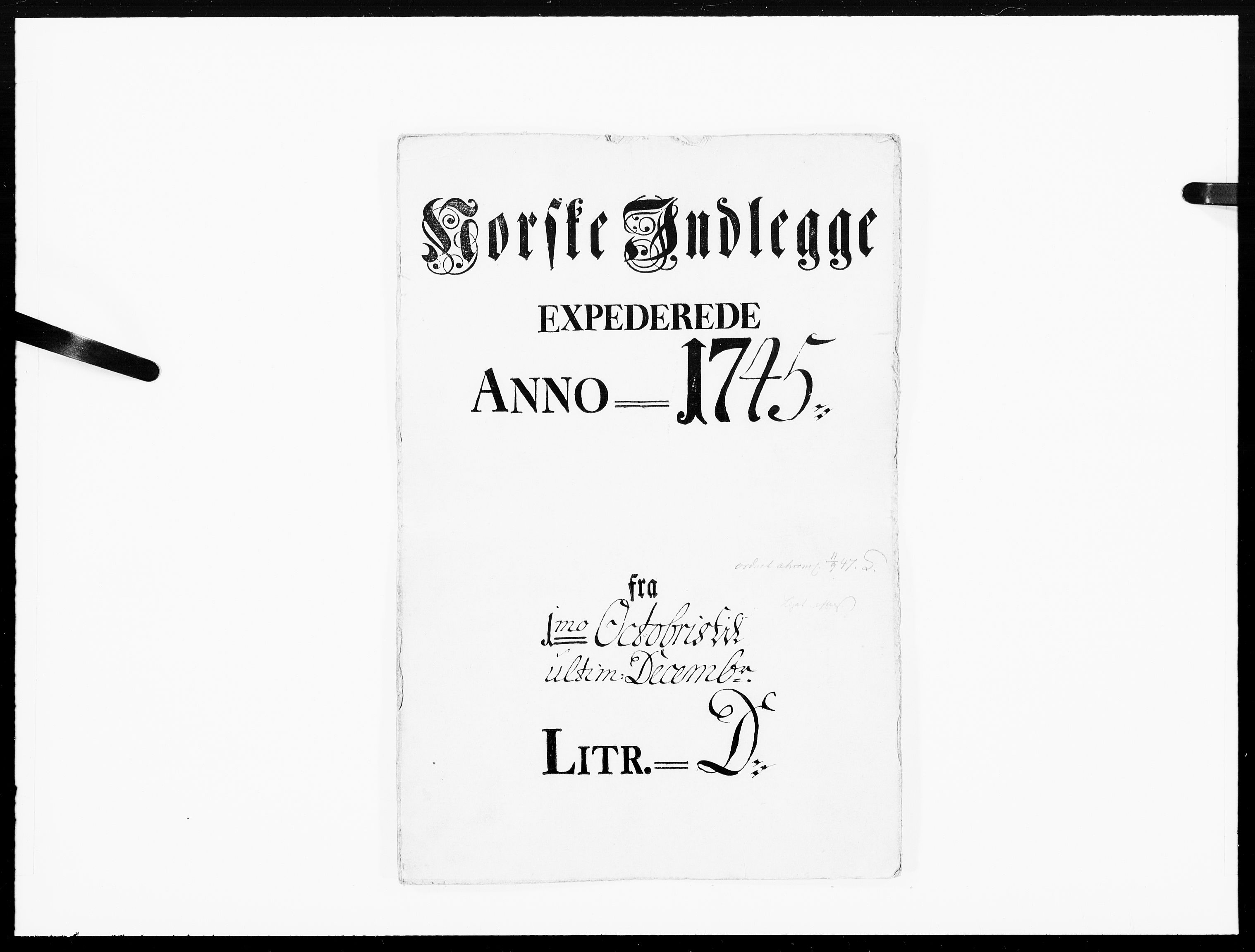 Danske Kanselli 1572-1799, AV/RA-EA-3023/F/Fc/Fcc/Fcca/L0143: Norske innlegg 1572-1799, 1745, p. 339