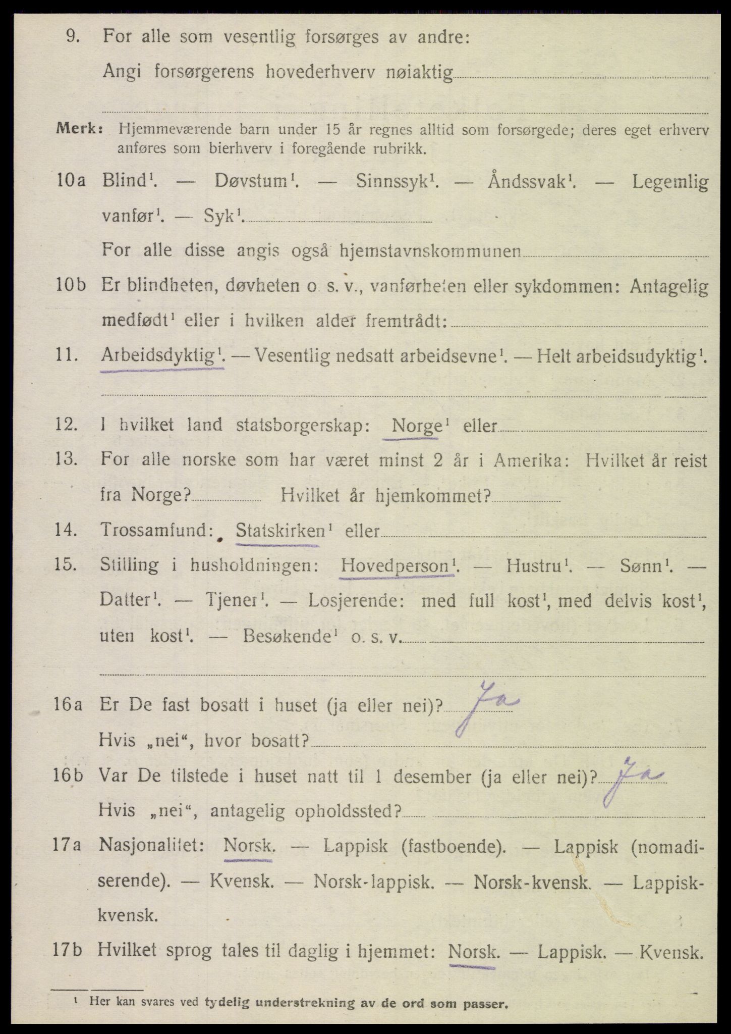 SAT, 1920 census for Hemnes, 1920, p. 8337