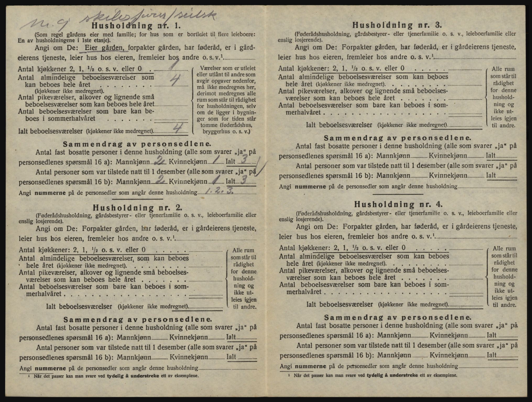 SAO, 1920 census for Glemmen, 1920, p. 2556