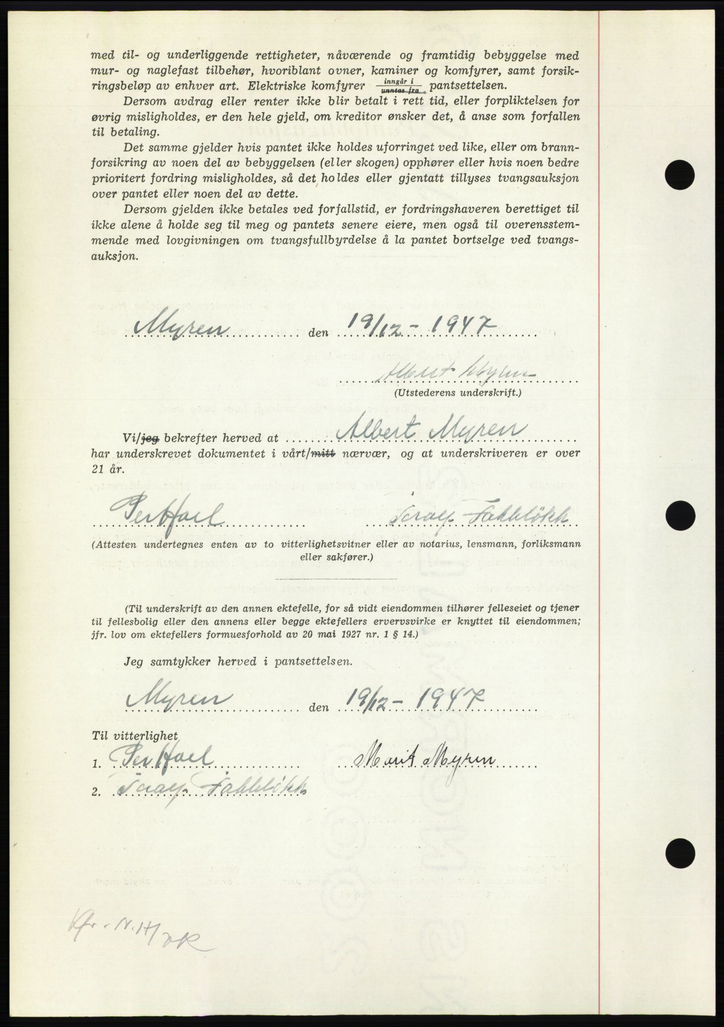 Nordmøre sorenskriveri, AV/SAT-A-4132/1/2/2Ca: Mortgage book no. B98, 1948-1948, Diary no: : 987/1948