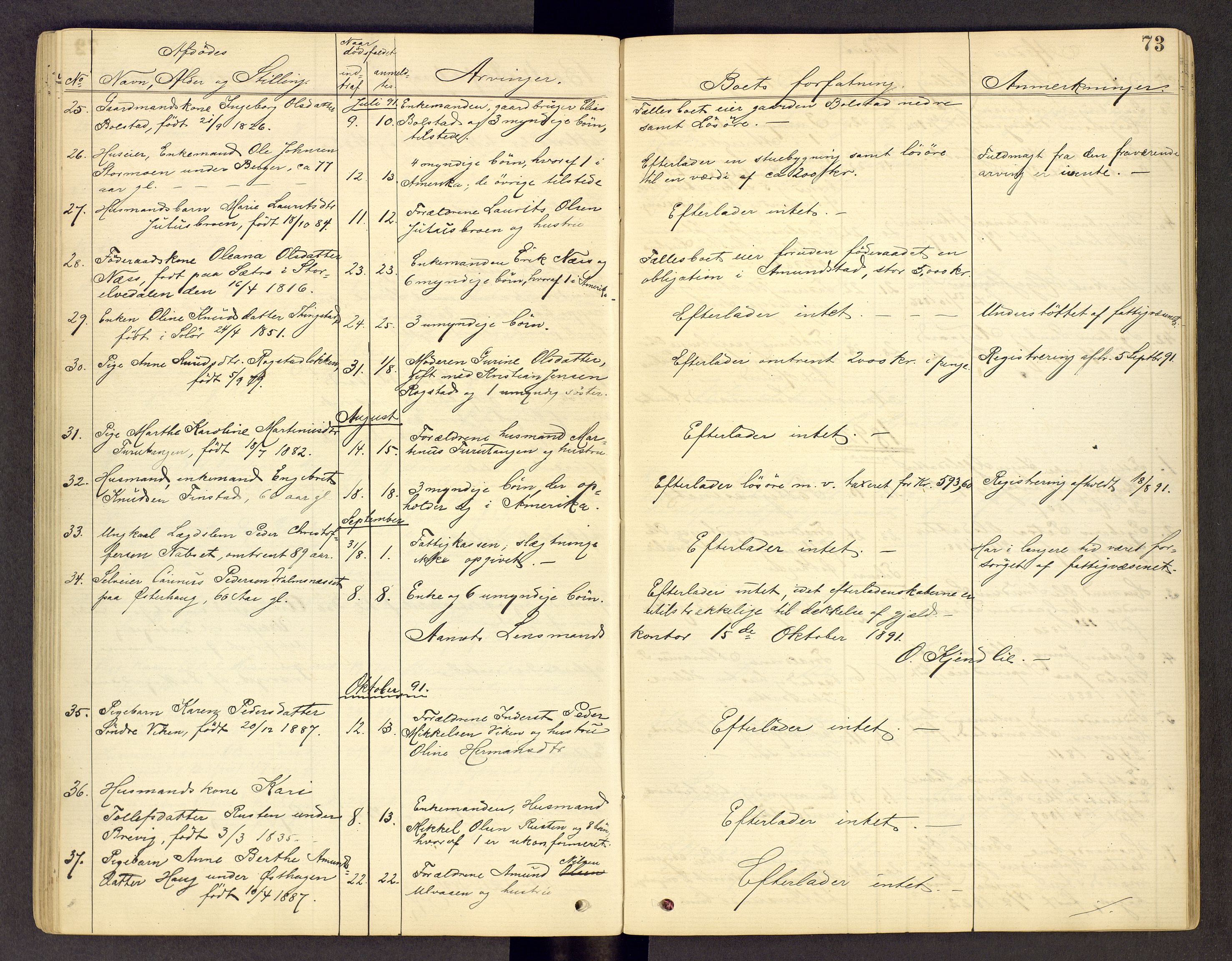 Sør-Østerdal sorenskriveri, AV/SAH-TING-018/J/Jg/L0011: Dødsfallsjournal, 1872-1903, p. 73