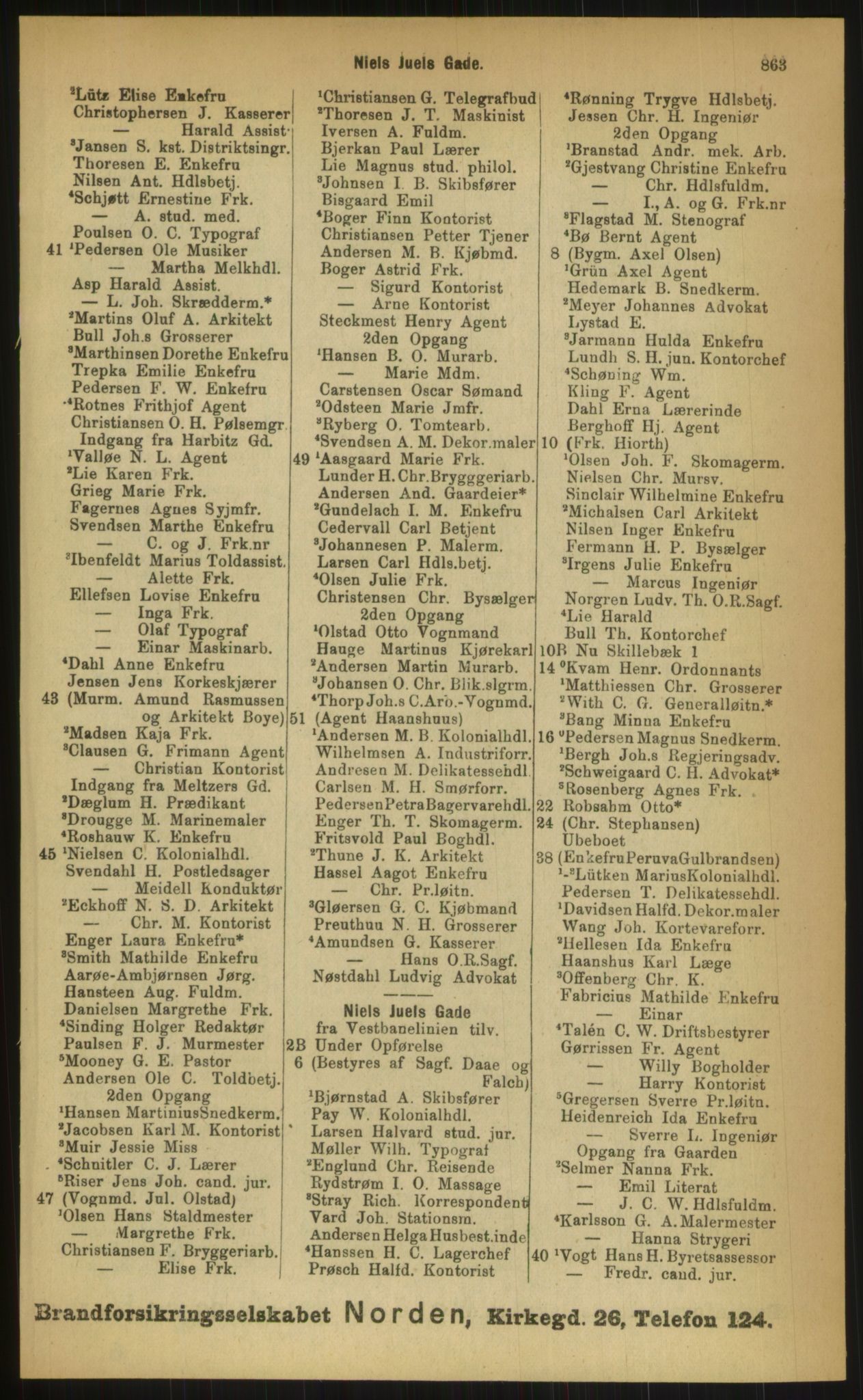 Kristiania/Oslo adressebok, PUBL/-, 1899, p. 863