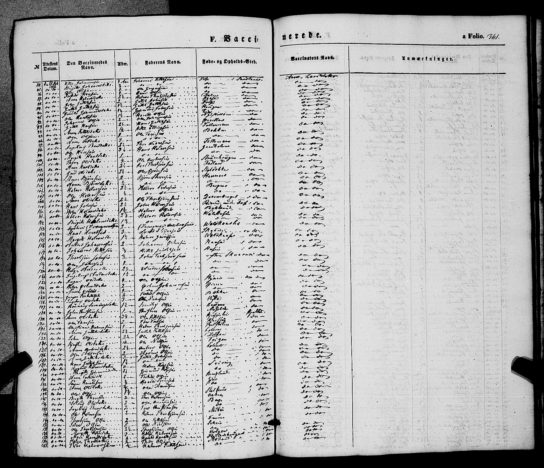 Hjartdal kirkebøker, SAKO/A-270/F/Fa/L0008: Parish register (official) no. I 8, 1844-1859, p. 361