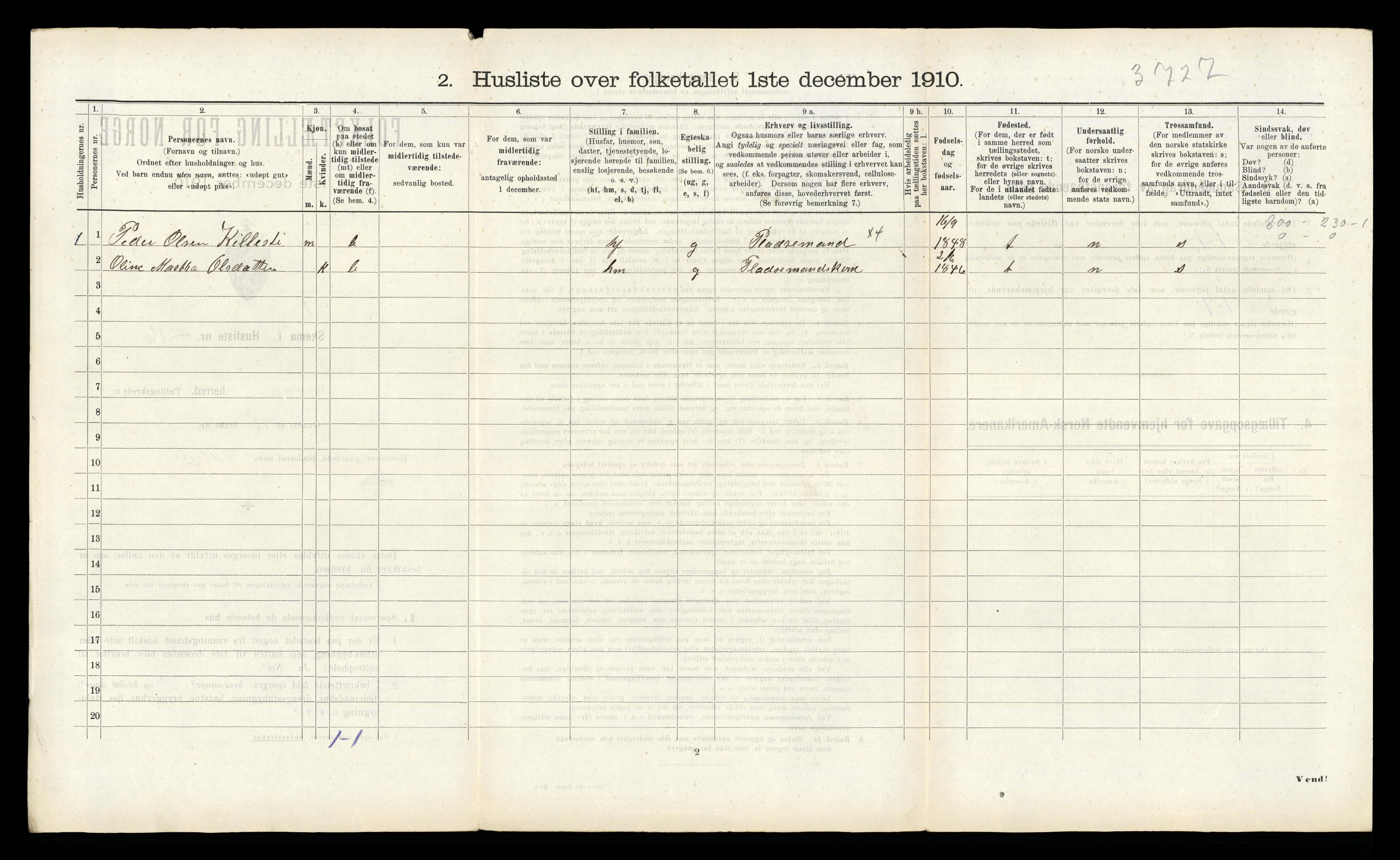 RA, 1910 census for Norddal, 1910, p. 782