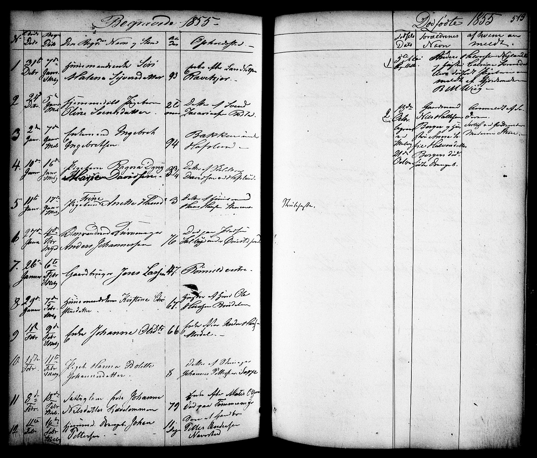 Skjeberg prestekontor Kirkebøker, SAO/A-10923/F/Fa/L0006: Parish register (official) no. I 6, 1846-1858, p. 513