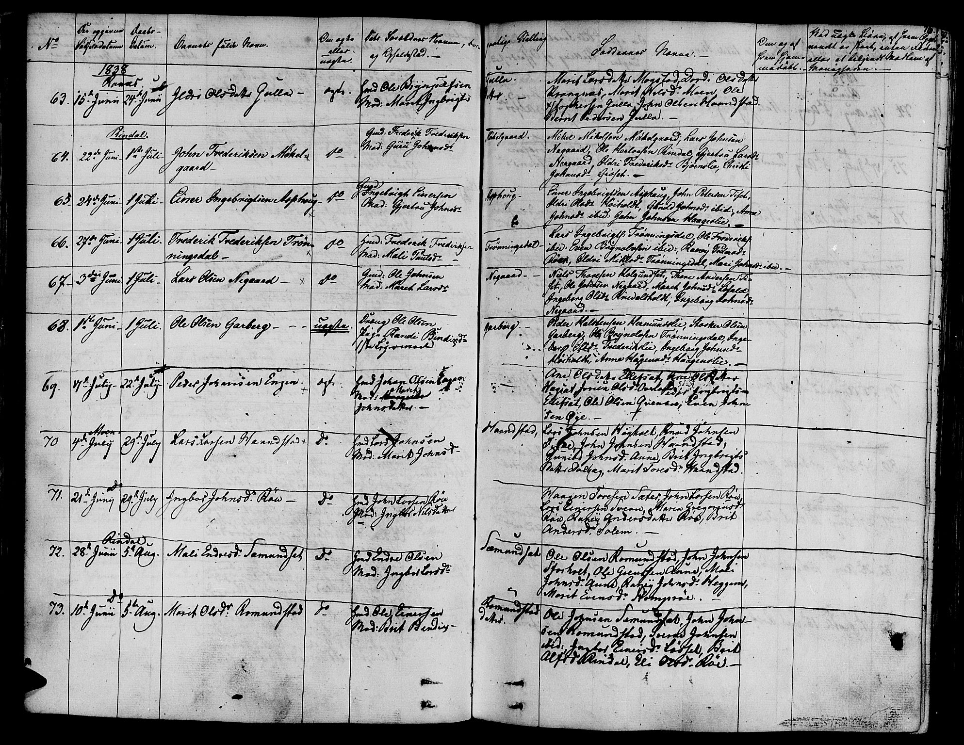 Ministerialprotokoller, klokkerbøker og fødselsregistre - Møre og Romsdal, SAT/A-1454/595/L1042: Parish register (official) no. 595A04, 1829-1843, p. 76