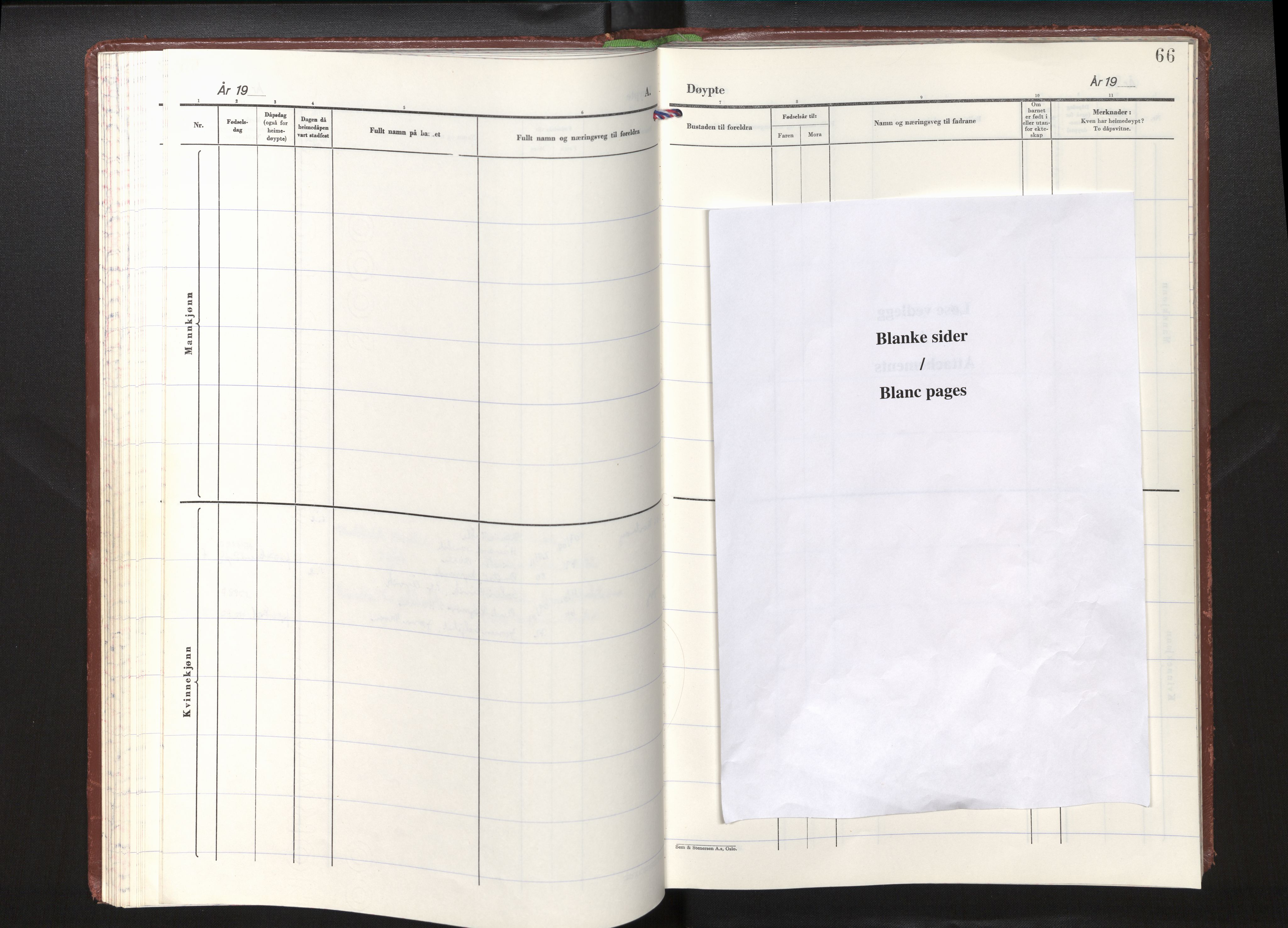 Gloppen sokneprestembete, AV/SAB-A-80101/H/Haa/Haad/L0005: Parish register (official) no. D 5, 1974-2005, p. 65b-66a