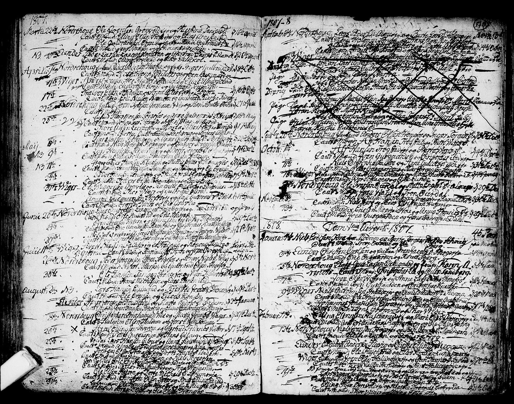 Norderhov kirkebøker, AV/SAKO-A-237/F/Fa/L0006: Parish register (official) no. 6, 1789-1811, p. 170