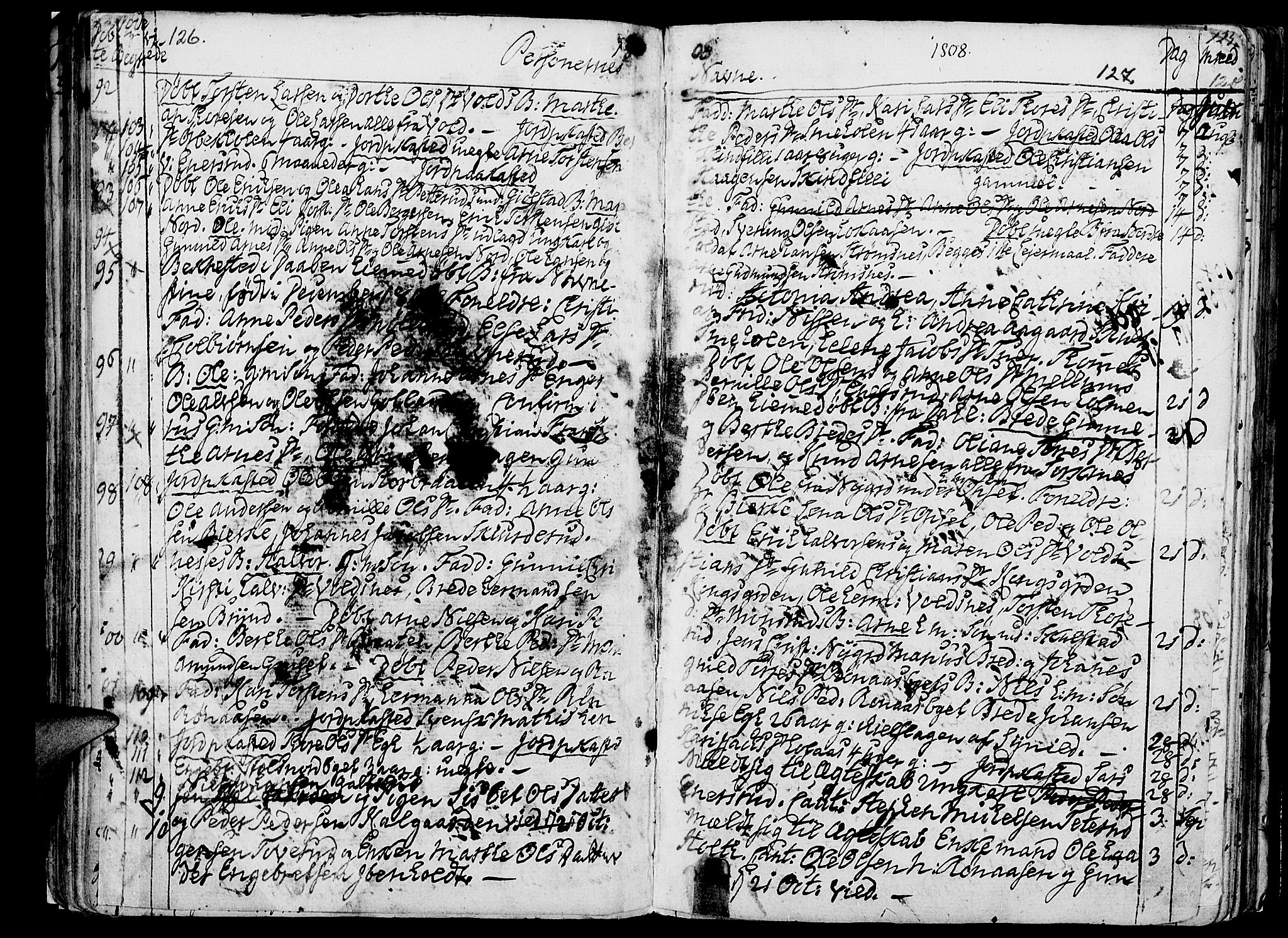 Grue prestekontor, AV/SAH-PREST-036/H/Ha/Haa/L0005: Parish register (official) no. 5, 1805-1814, p. 126-127