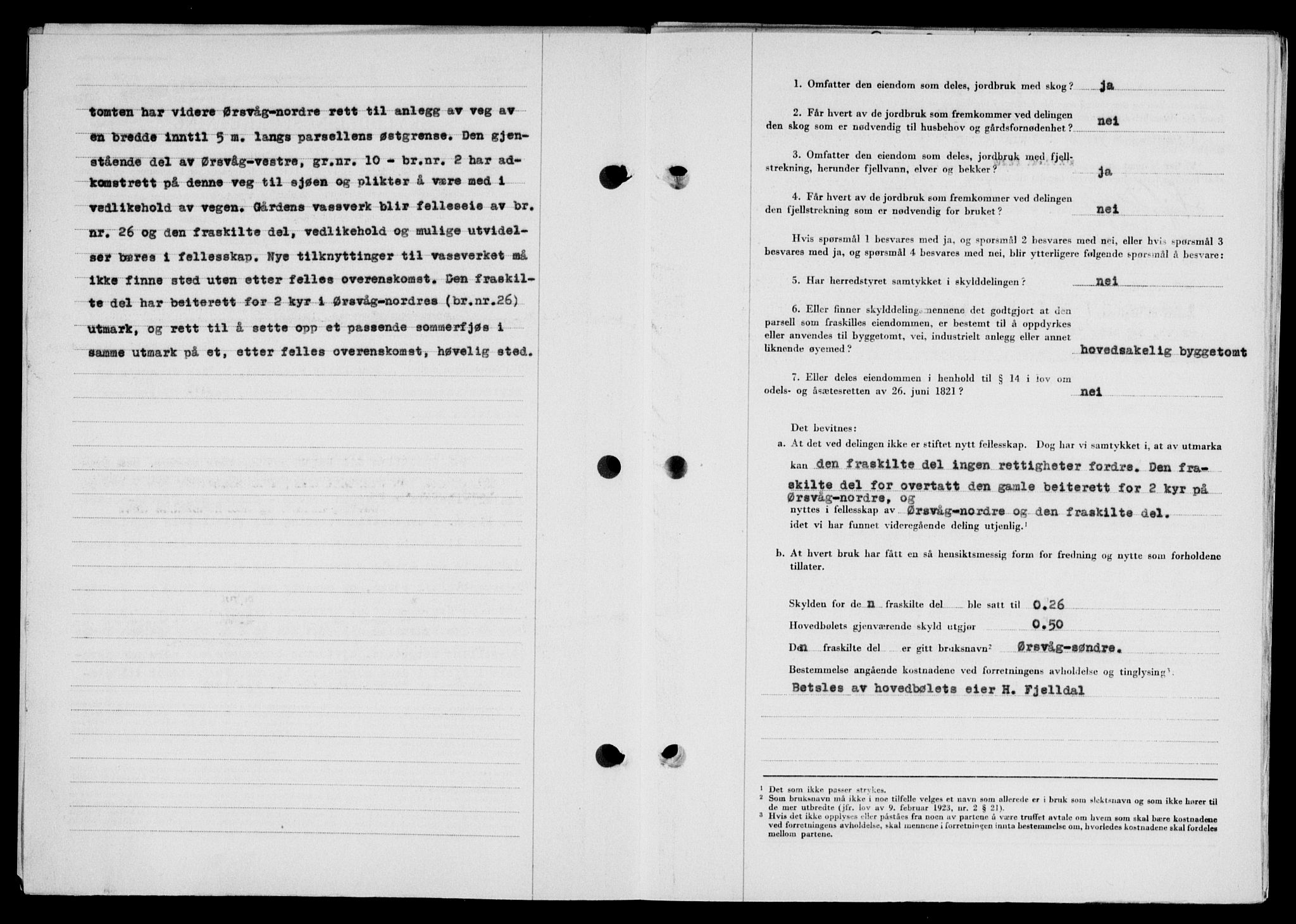 Lofoten sorenskriveri, SAT/A-0017/1/2/2C/L0023a: Mortgage book no. 23a, 1950-1950, Deed date: 12.06.1950