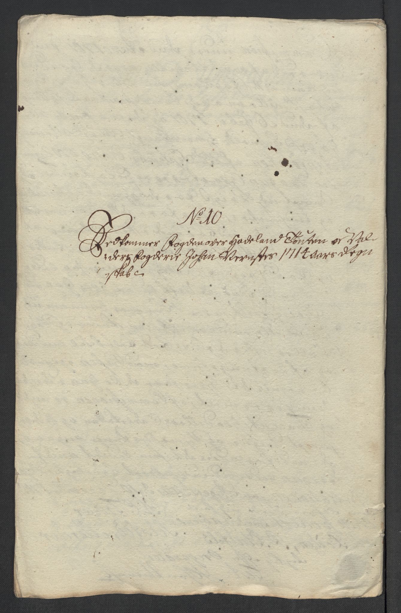 Rentekammeret inntil 1814, Reviderte regnskaper, Fogderegnskap, AV/RA-EA-4092/R18/L1313: Fogderegnskap Hadeland, Toten og Valdres, 1714, p. 108