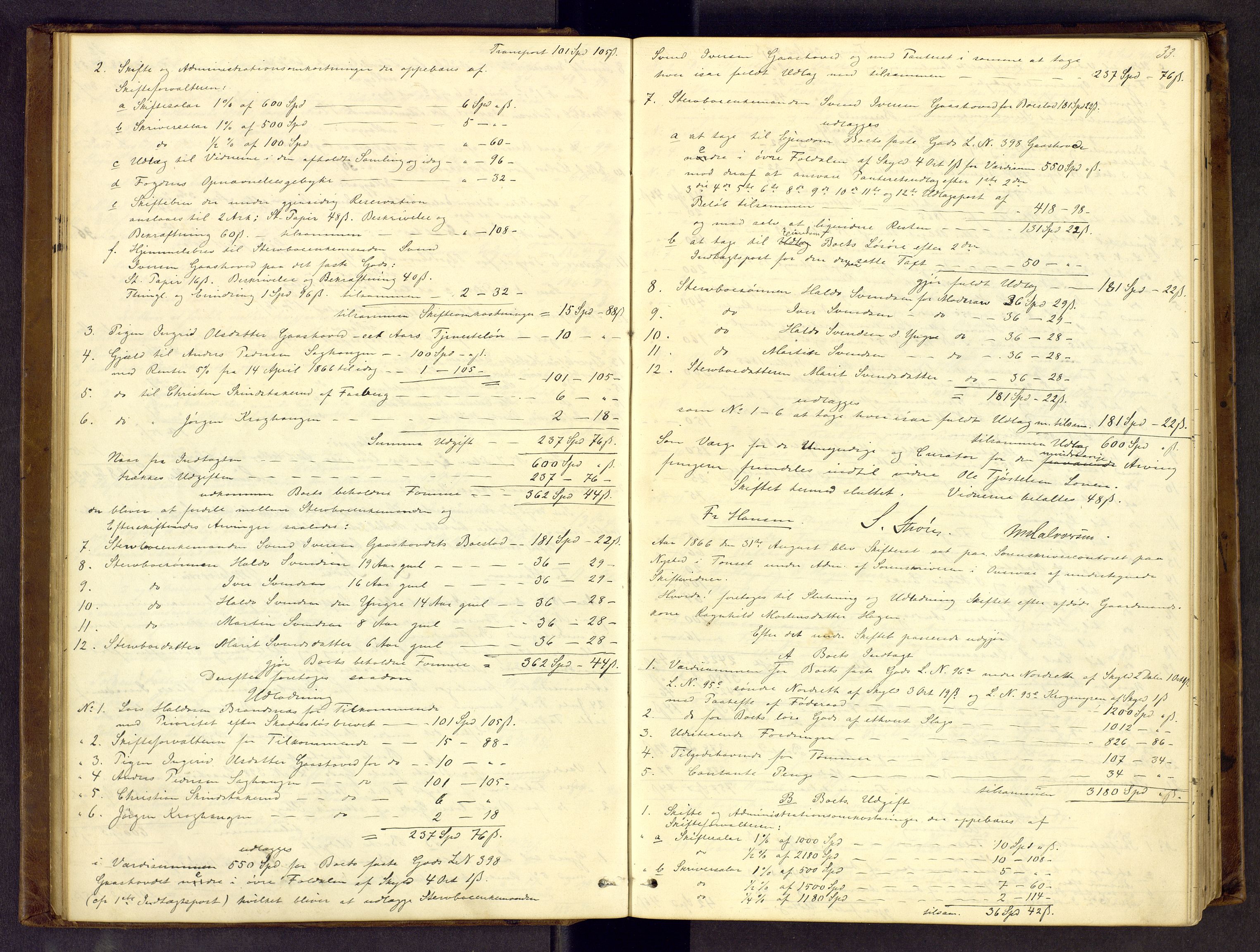 Nord-Østerdal tingrett, AV/SAH-TING-020/J/Jd/L0003: Skifteutlodningsprotokoll, 1866-1875, p. 33