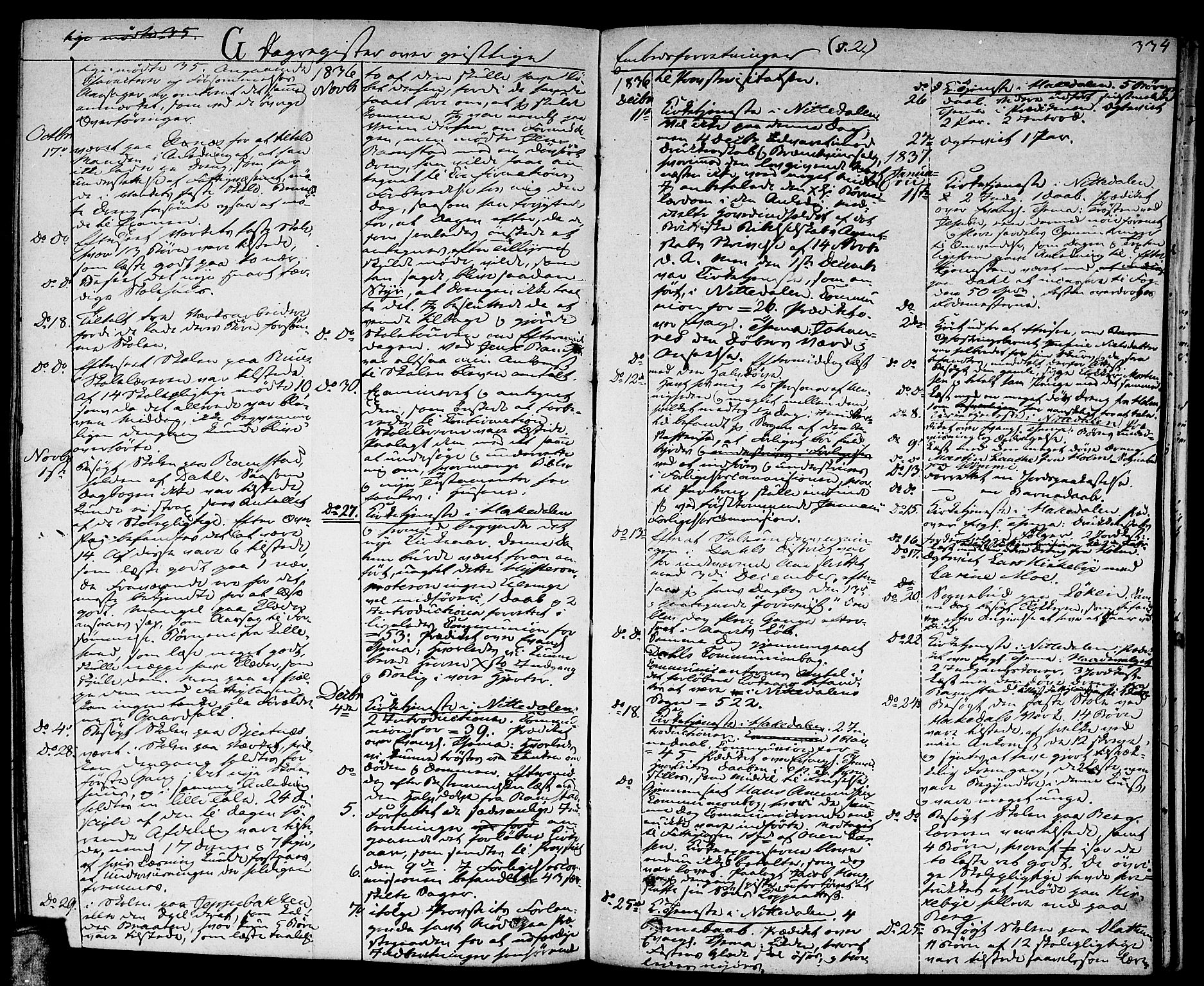 Nittedal prestekontor Kirkebøker, SAO/A-10365a/F/Fa/L0004: Parish register (official) no. I 4, 1836-1849, p. 334