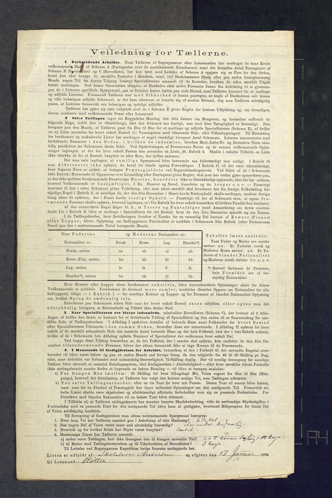 SAKO, 1875 census for 0631P Flesberg, 1875, p. 12