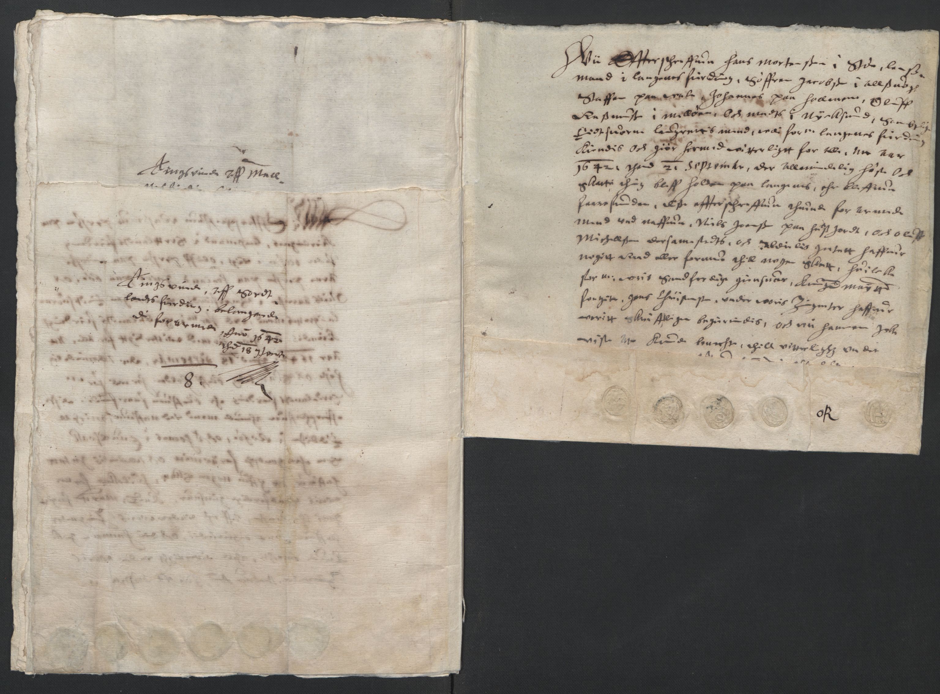 Rentekammeret inntil 1814, Reviderte regnskaper, Lensregnskaper, AV/RA-EA-5023/R/Rb/Rbz/L0030: Nordlandenes len, 1638-1644