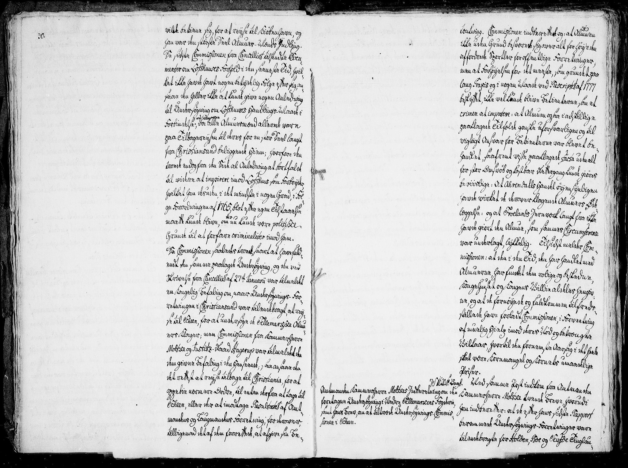 Danske Kanselli, Skapsaker, AV/RA-EA-4061/F/L0101: Skap 16, pakke 7 VII, 1787, p. 30-31