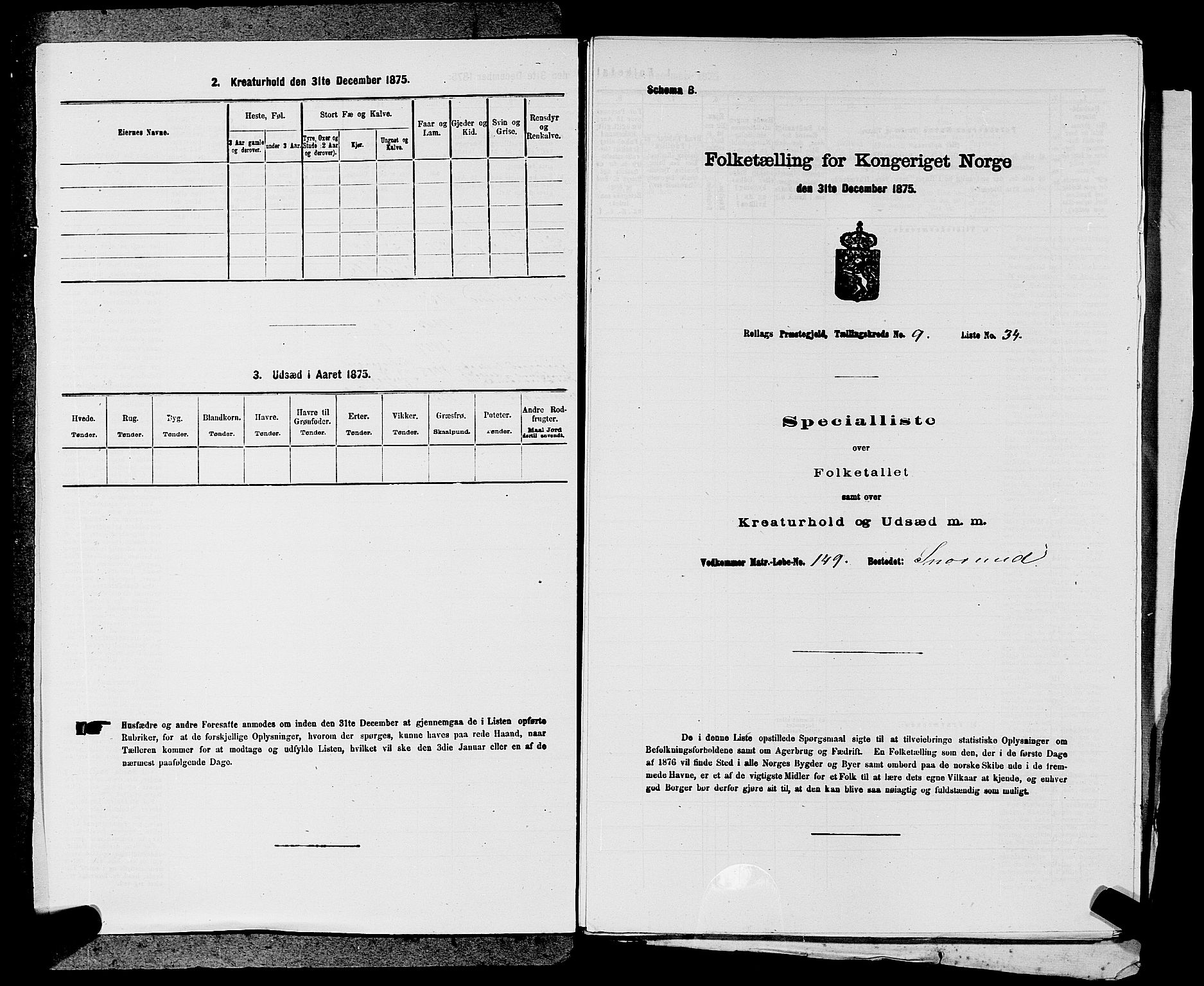 SAKO, 1875 census for 0632P Rollag, 1875, p. 570