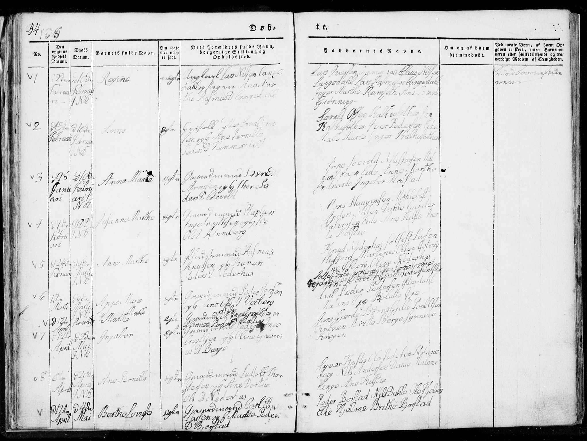 Ministerialprotokoller, klokkerbøker og fødselsregistre - Møre og Romsdal, SAT/A-1454/519/L0247: Parish register (official) no. 519A06, 1827-1846, p. 54