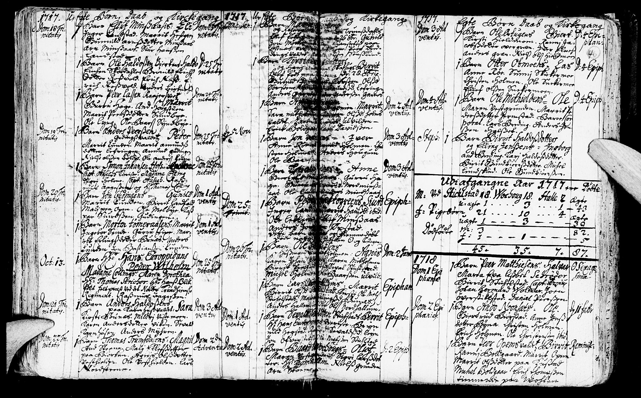 Ministerialprotokoller, klokkerbøker og fødselsregistre - Nord-Trøndelag, SAT/A-1458/723/L0230: Parish register (official) no. 723A01, 1705-1747, p. 46