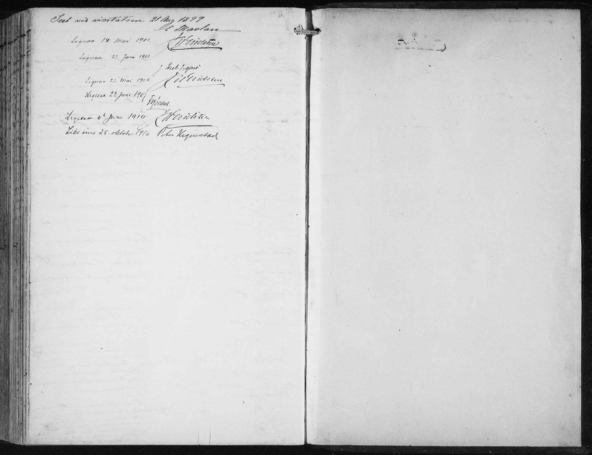 Fjell sokneprestembete, SAB/A-75301/H/Haa: Parish register (official) no. A  9, 1899-1910