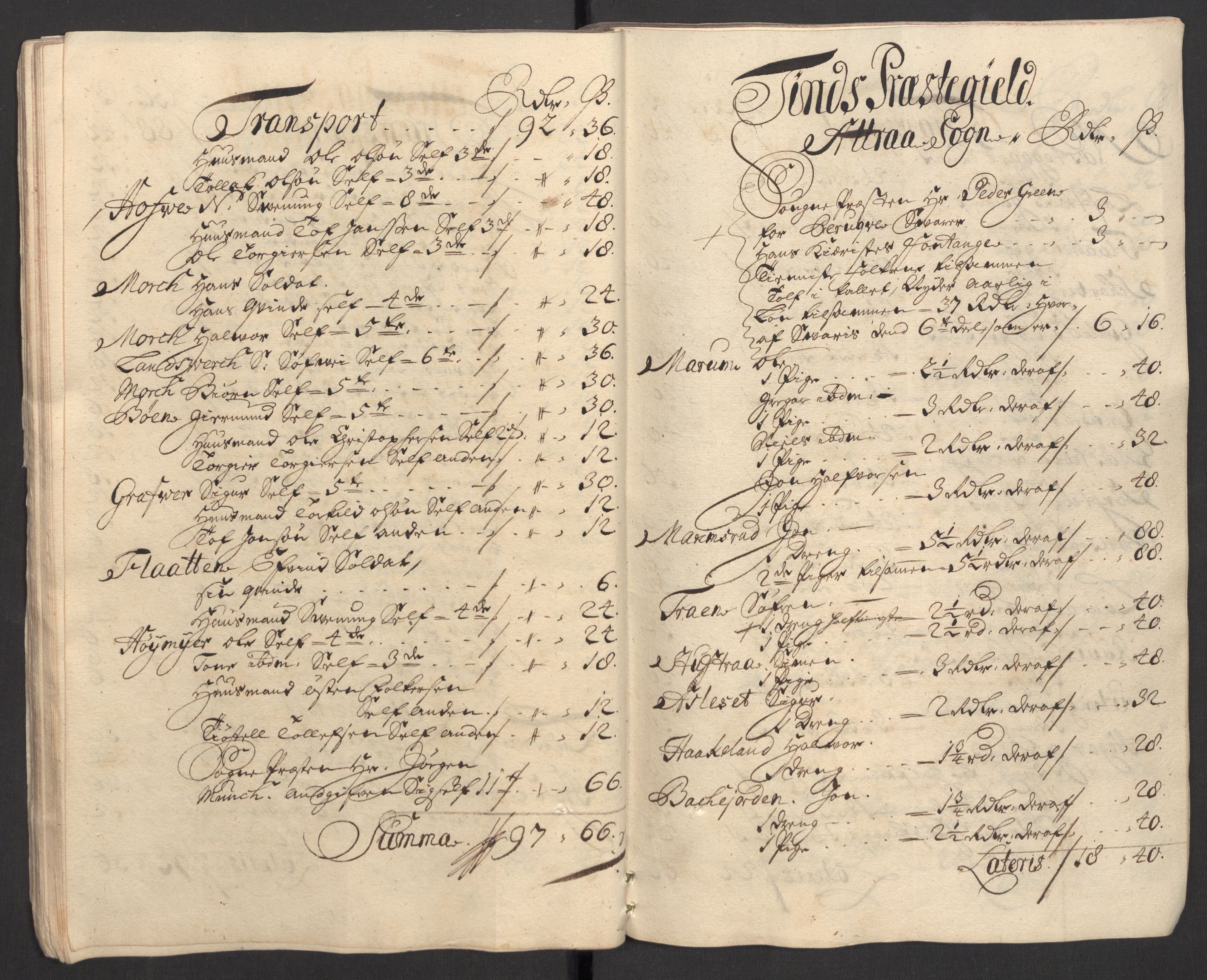 Rentekammeret inntil 1814, Reviderte regnskaper, Fogderegnskap, AV/RA-EA-4092/R36/L2121: Fogderegnskap Øvre og Nedre Telemark og Bamble, 1711, p. 33