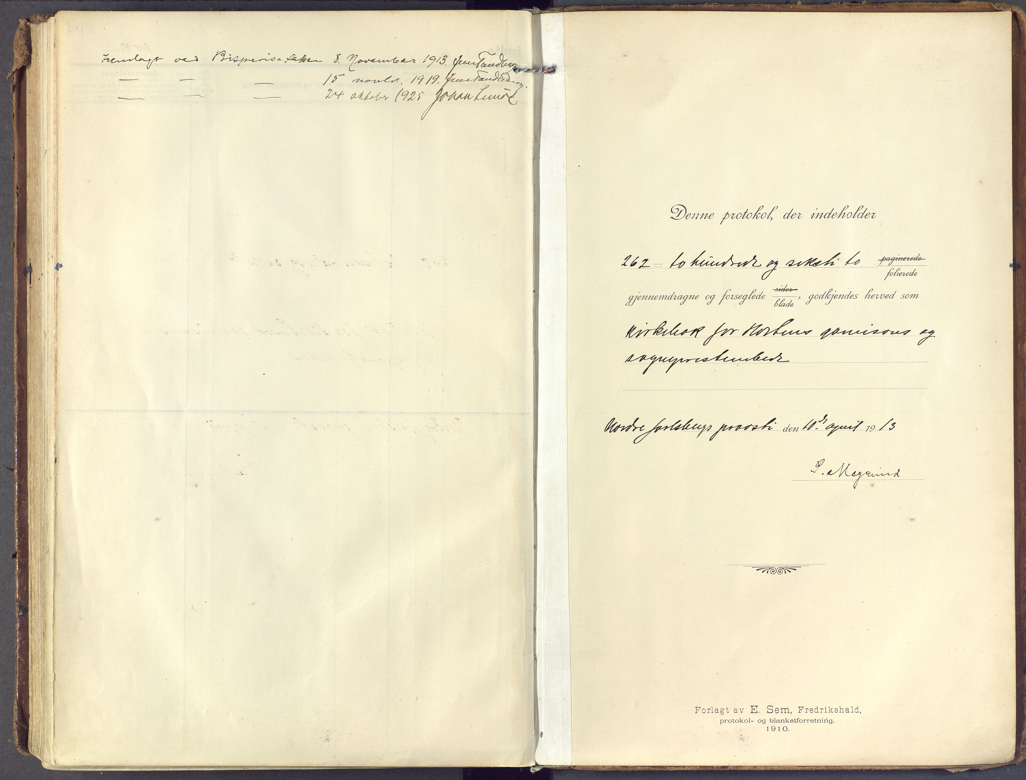 Horten kirkebøker, SAKO/A-348/F/Fa/L0012: Parish register (official) no. 12, 1913-1926