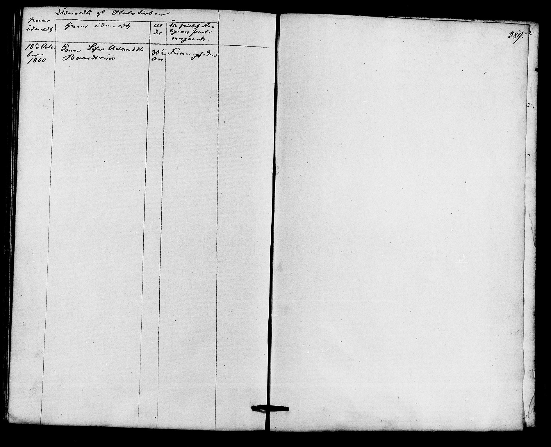 Røyken kirkebøker, SAKO/A-241/F/Fa/L0006: Parish register (official) no. 6, 1857-1875, p. 389