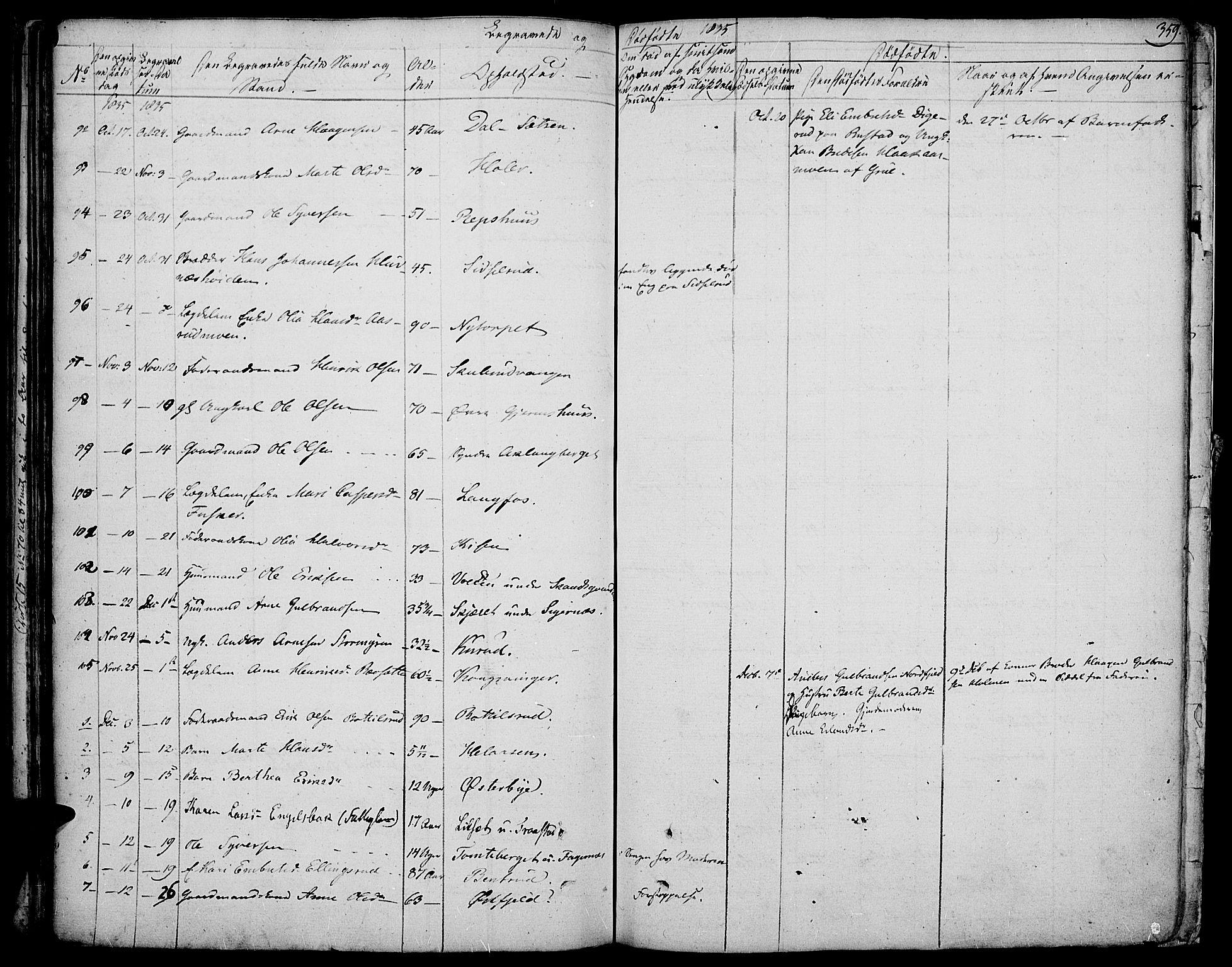 Vinger prestekontor, AV/SAH-PREST-024/H/Ha/Haa/L0007: Parish register (official) no. 7, 1826-1839, p. 359