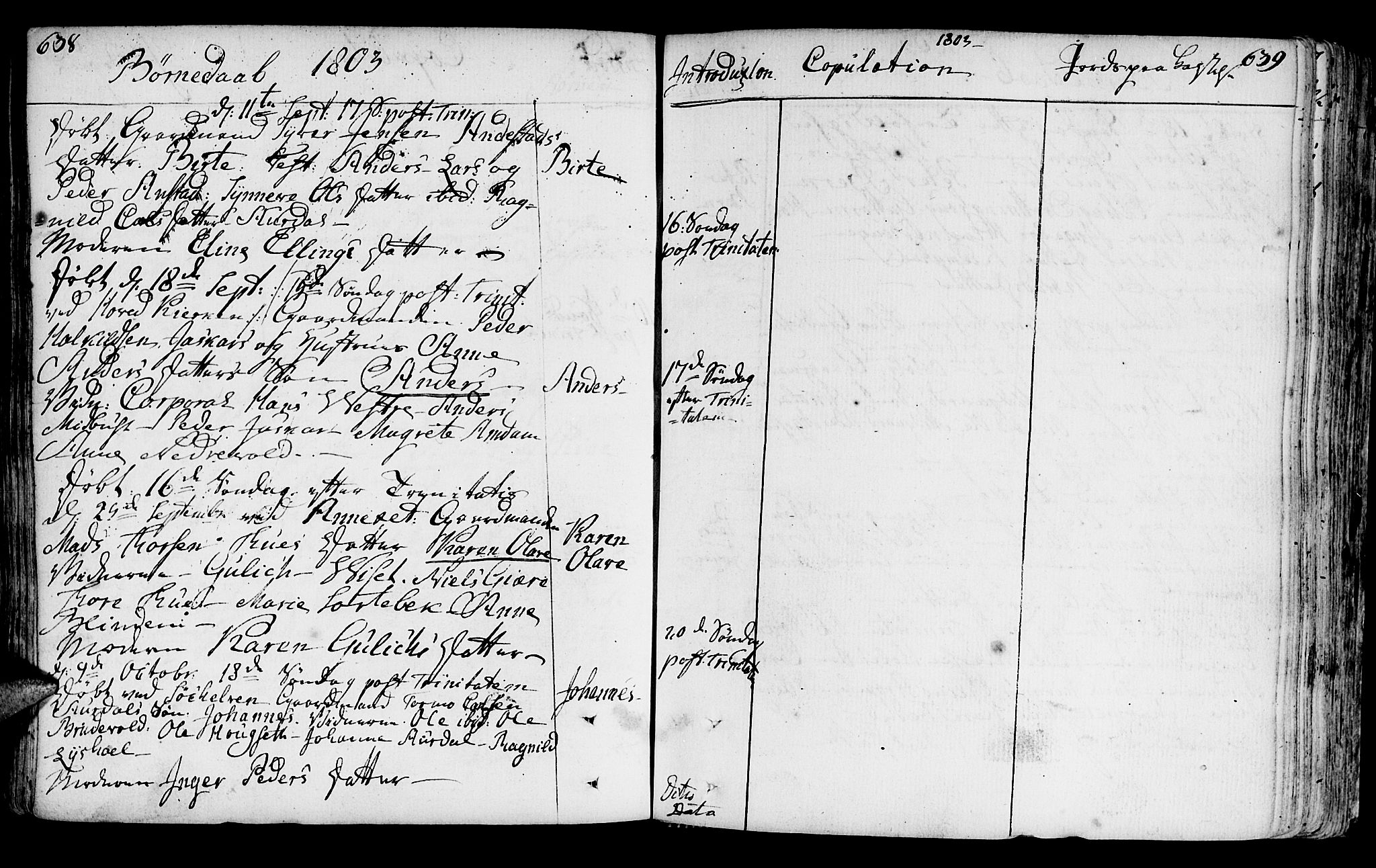 Ministerialprotokoller, klokkerbøker og fødselsregistre - Møre og Romsdal, AV/SAT-A-1454/522/L0308: Parish register (official) no. 522A03, 1773-1809, p. 638-639