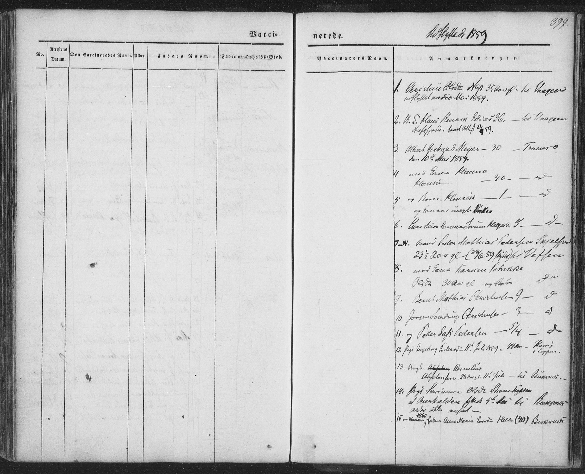 Ministerialprotokoller, klokkerbøker og fødselsregistre - Nordland, SAT/A-1459/885/L1202: Parish register (official) no. 885A03, 1838-1859, p. 399