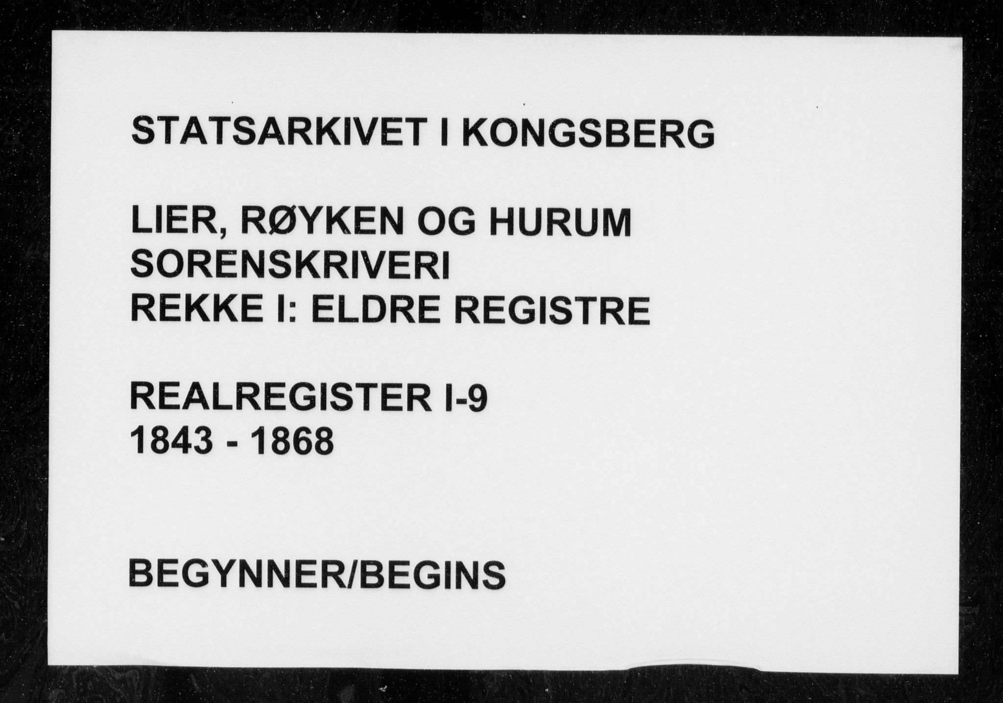 Lier, Røyken og Hurum sorenskriveri, AV/SAKO-A-89/G/Gb/Gba/L0009: Mortgage register no. I 9, 1843-1868