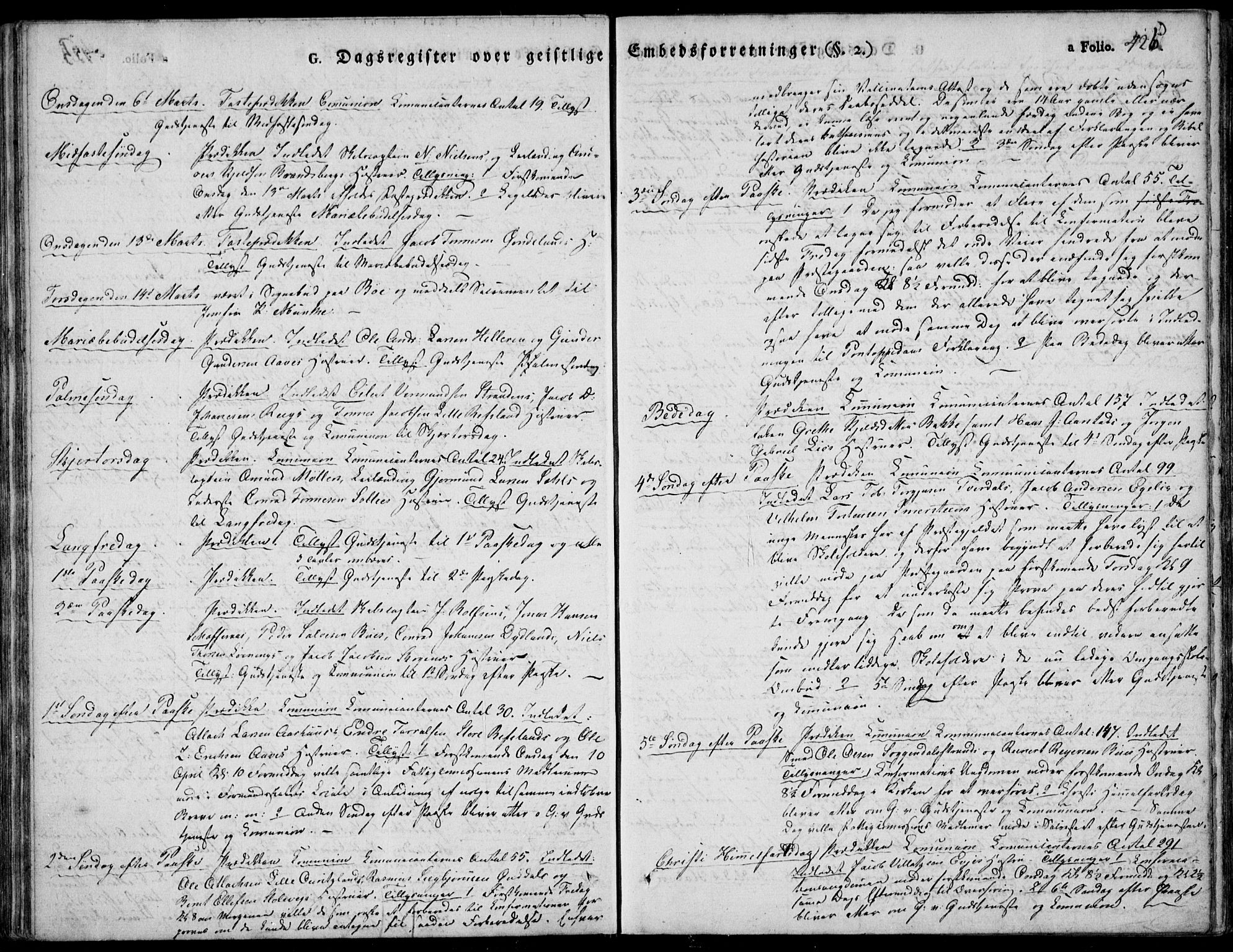 Sokndal sokneprestkontor, AV/SAST-A-101808: Parish register (official) no. A 7.2, 1826-1842, p. 426