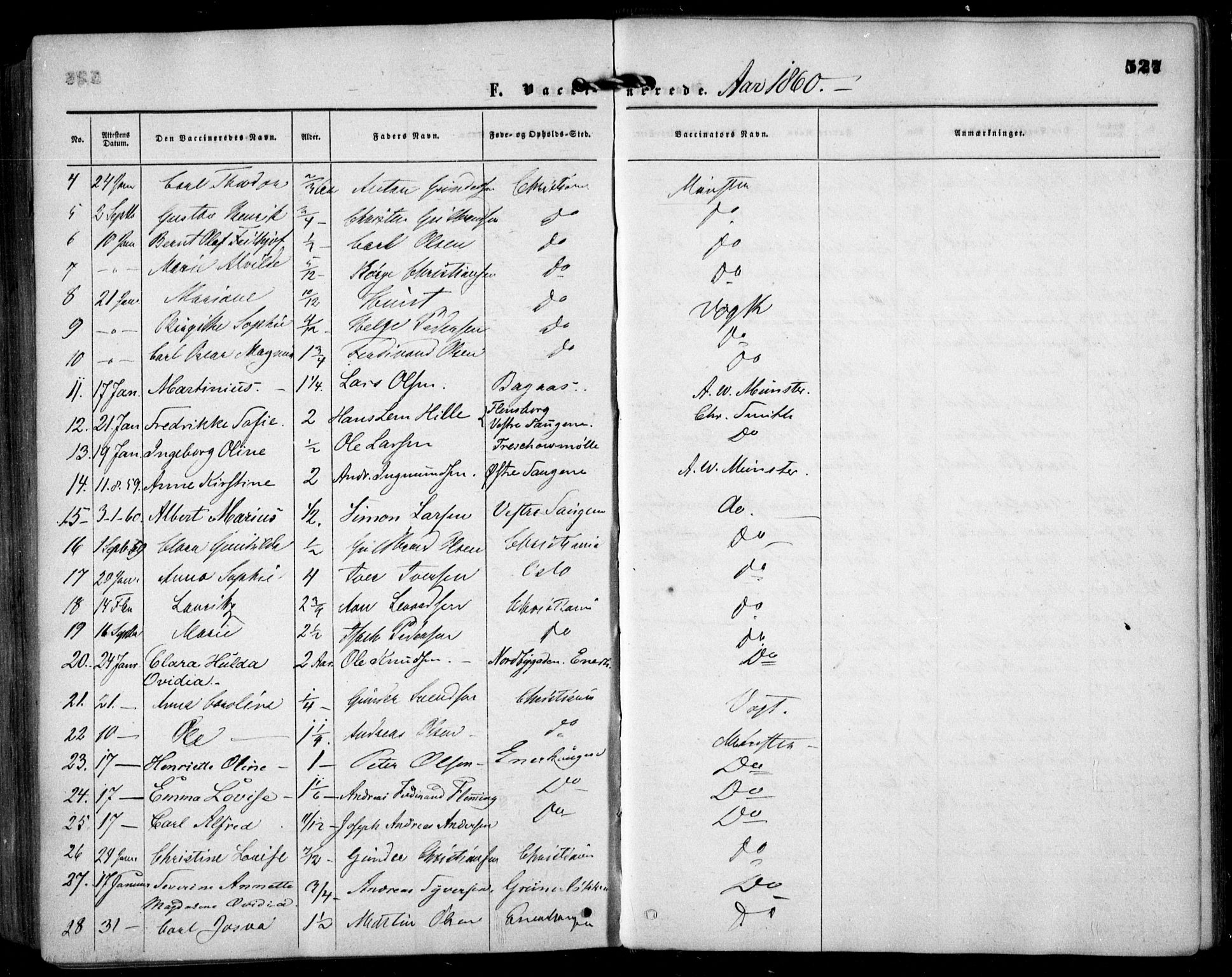 Grønland prestekontor Kirkebøker, AV/SAO-A-10848/F/Fa/L0001: Parish register (official) no. 1, 1859-1861, p. 527