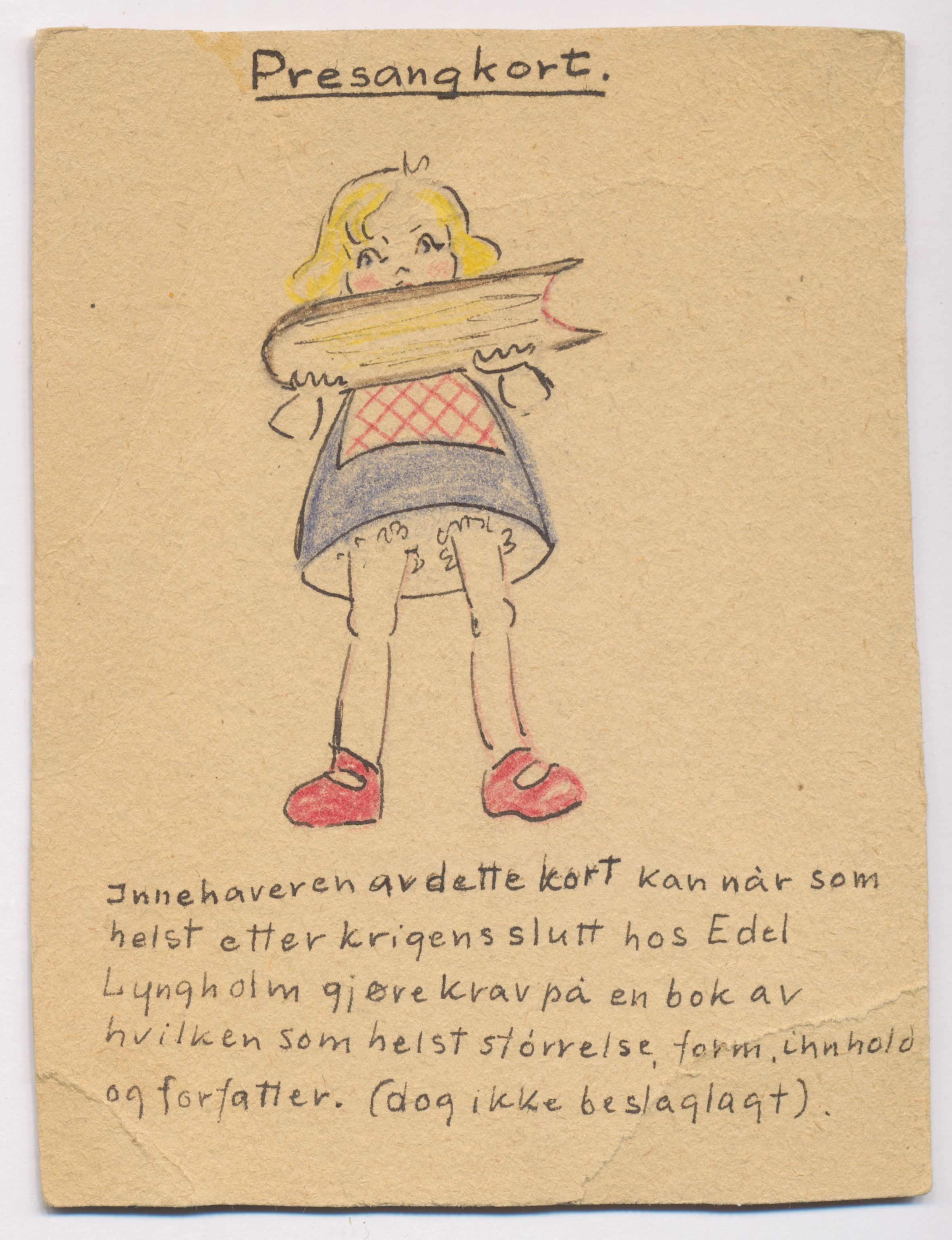Falstadsenteret, dokumentsamling, FSM/A-001/F/L0494: Fredriksen, Ragna (f. 1922) og Gunnar (f. 1921), 1944-1945
