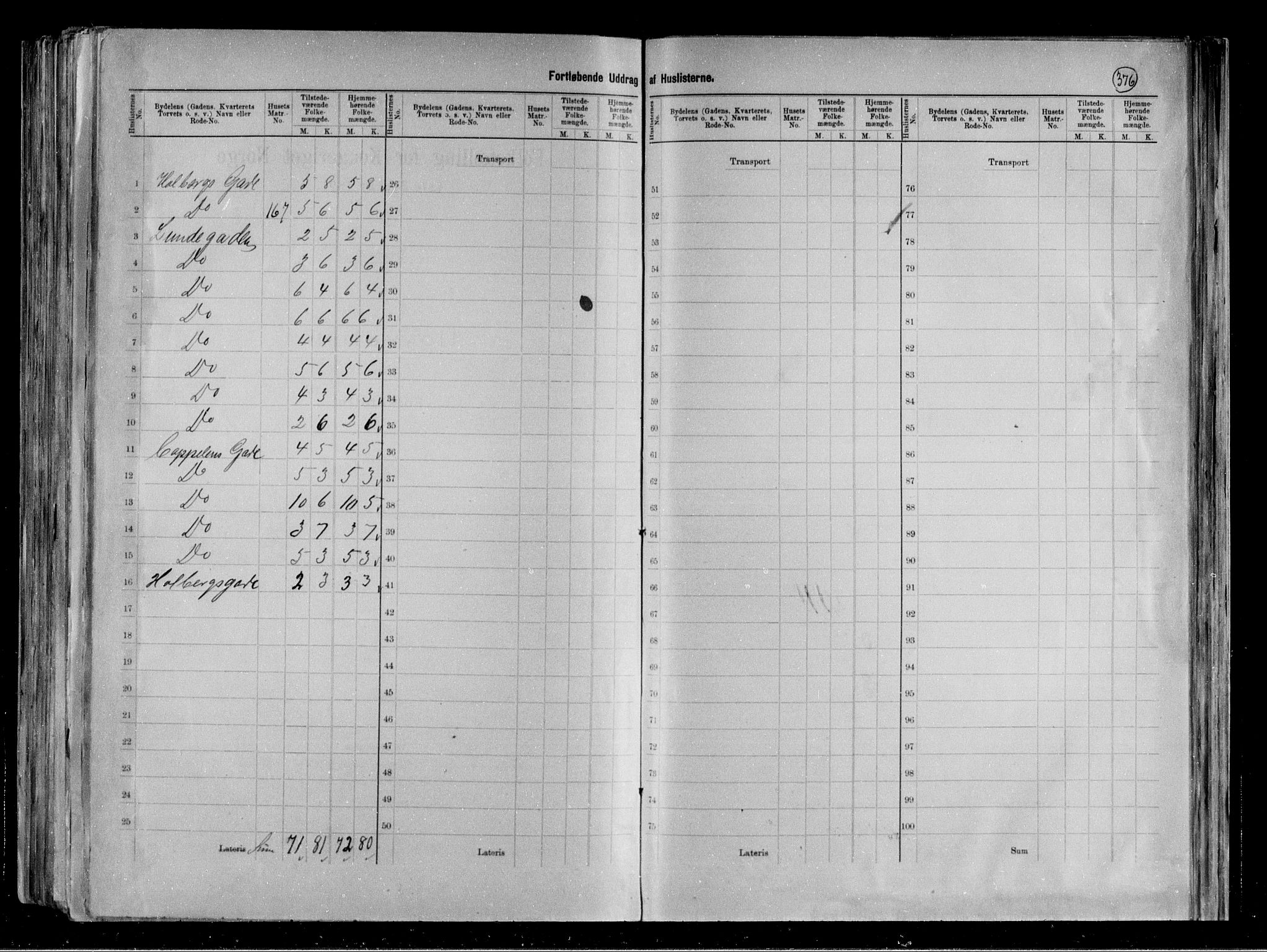 RA, 1891 census for 0806 Skien, 1891, p. 14