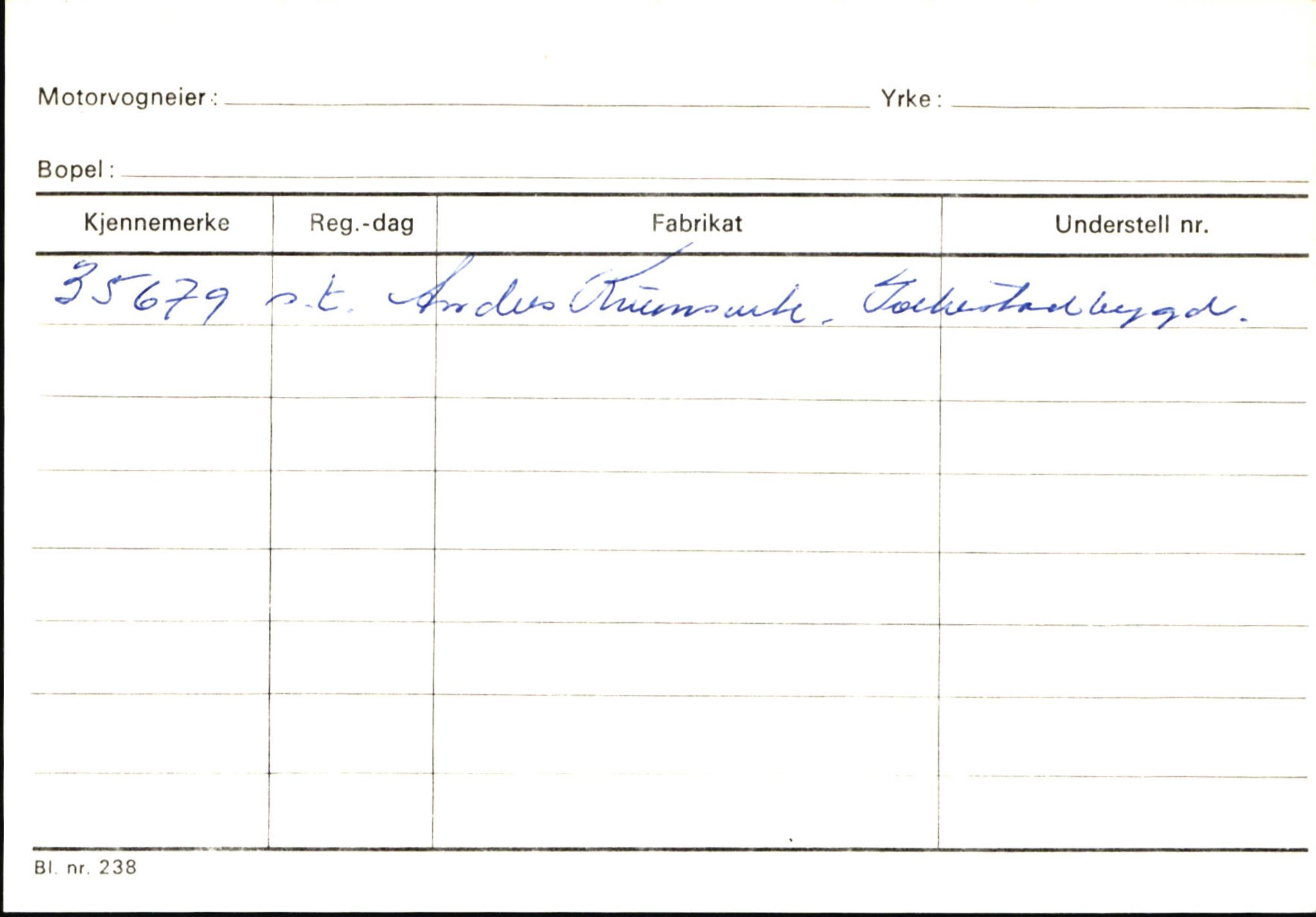 Statens vegvesen, Sogn og Fjordane vegkontor, AV/SAB-A-5301/4/F/L0146: Registerkort Årdal R-Å samt diverse kort, 1945-1975, p. 22