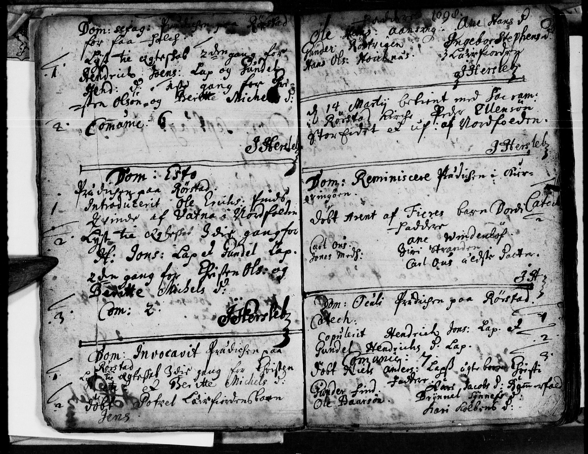Ministerialprotokoller, klokkerbøker og fødselsregistre - Nordland, AV/SAT-A-1459/853/L0764: Parish register (official) no. 853A03, 1697-1715