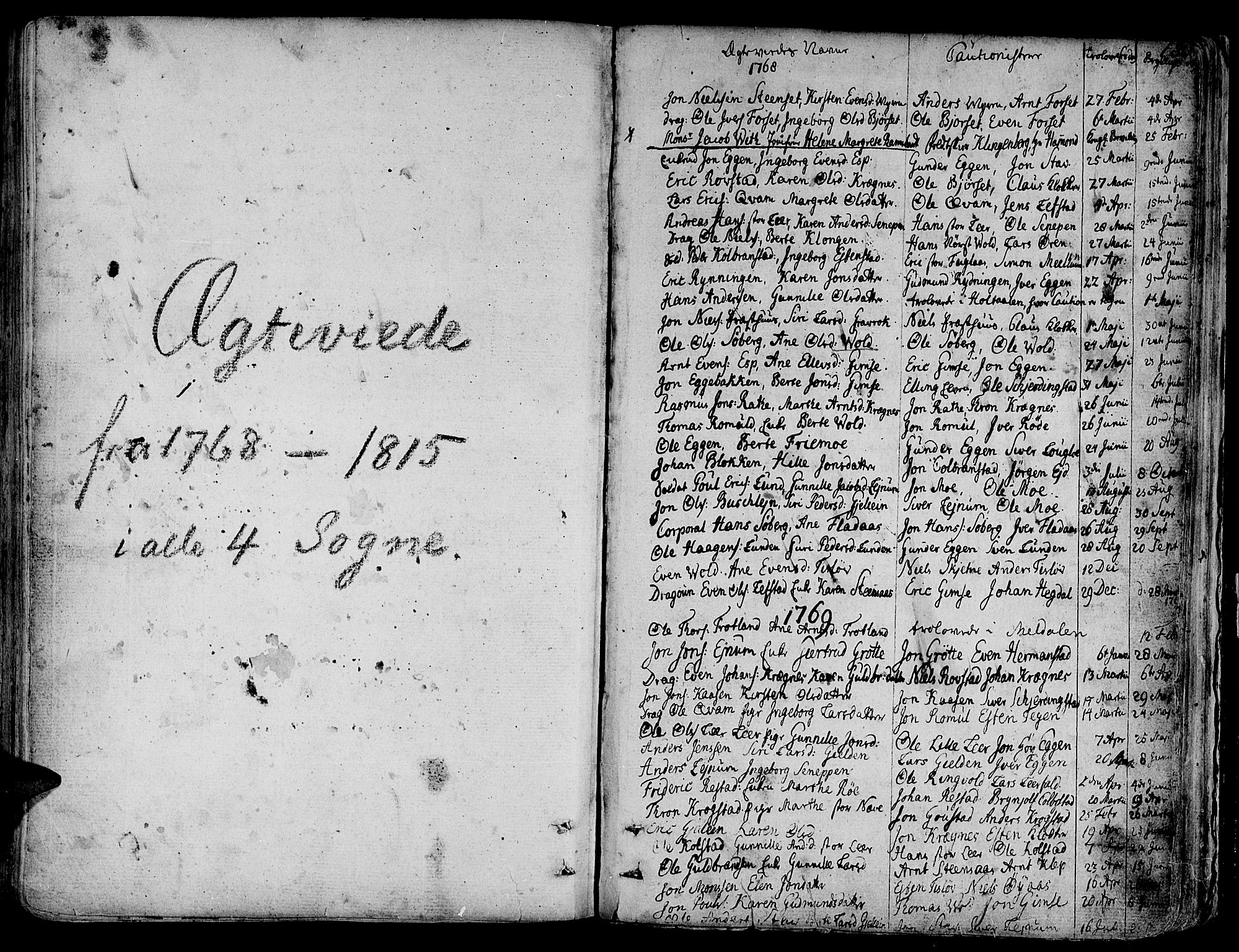 Ministerialprotokoller, klokkerbøker og fødselsregistre - Sør-Trøndelag, SAT/A-1456/691/L1061: Parish register (official) no. 691A02 /1, 1768-1815, p. 180
