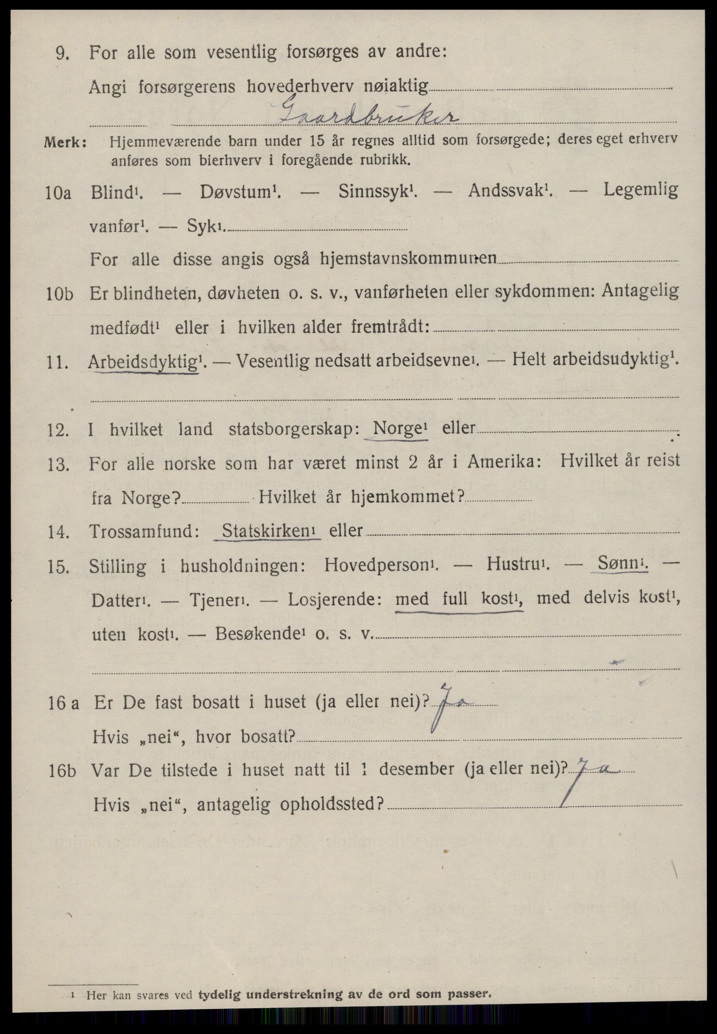 SAT, 1920 census for Hjørundfjord, 1920, p. 1624