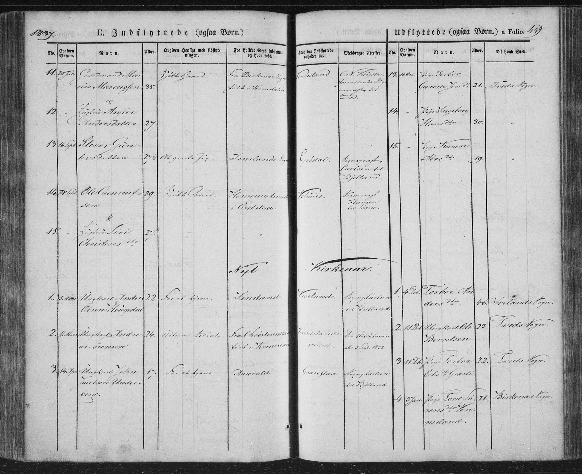 Vennesla sokneprestkontor, AV/SAK-1111-0045/Fa/Fac/L0004: Parish register (official) no. A 4, 1834-1855, p. 459