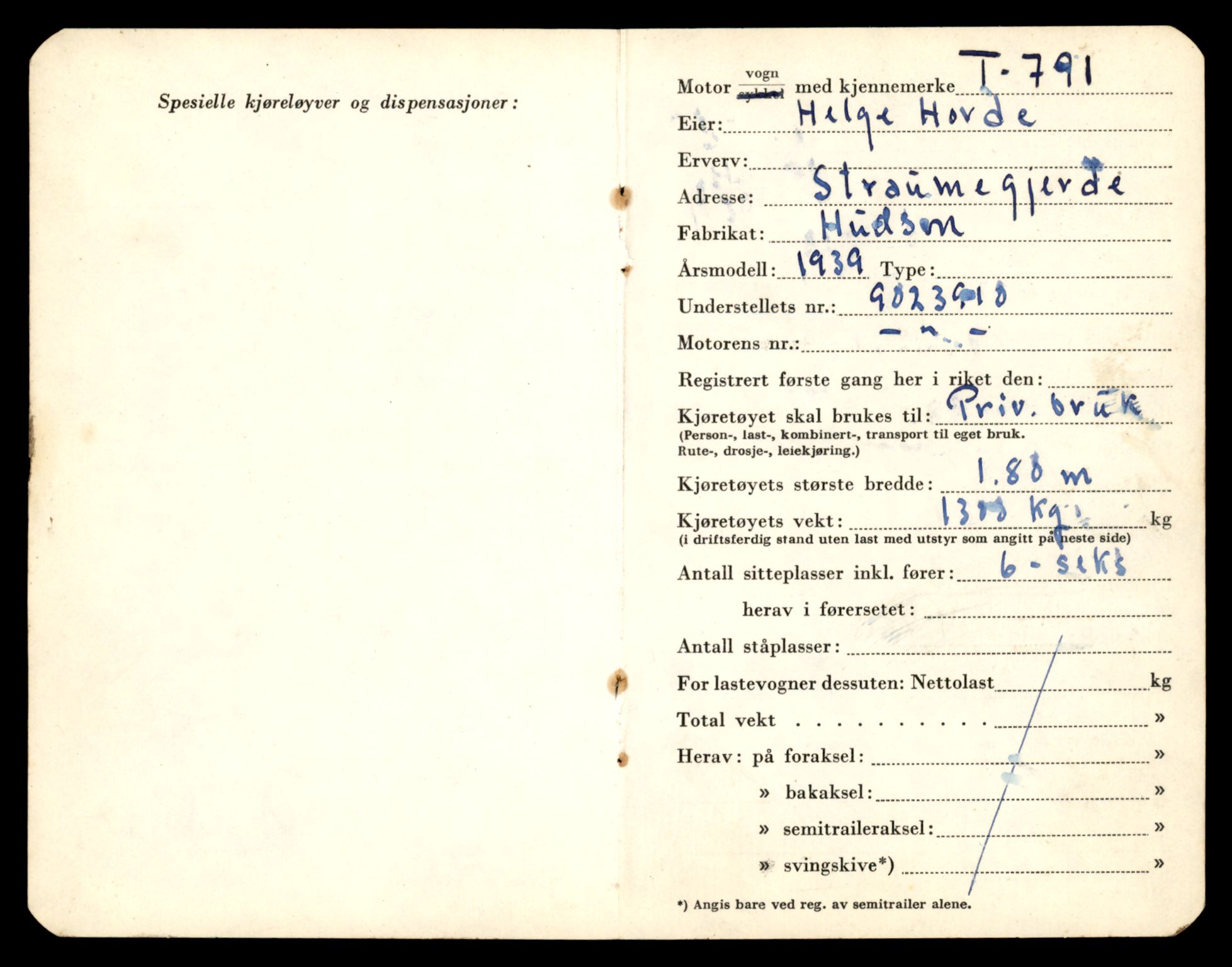 Møre og Romsdal vegkontor - Ålesund trafikkstasjon, SAT/A-4099/F/Fe/L0008: Registreringskort for kjøretøy T 747 - T 894, 1927-1998, p. 1386