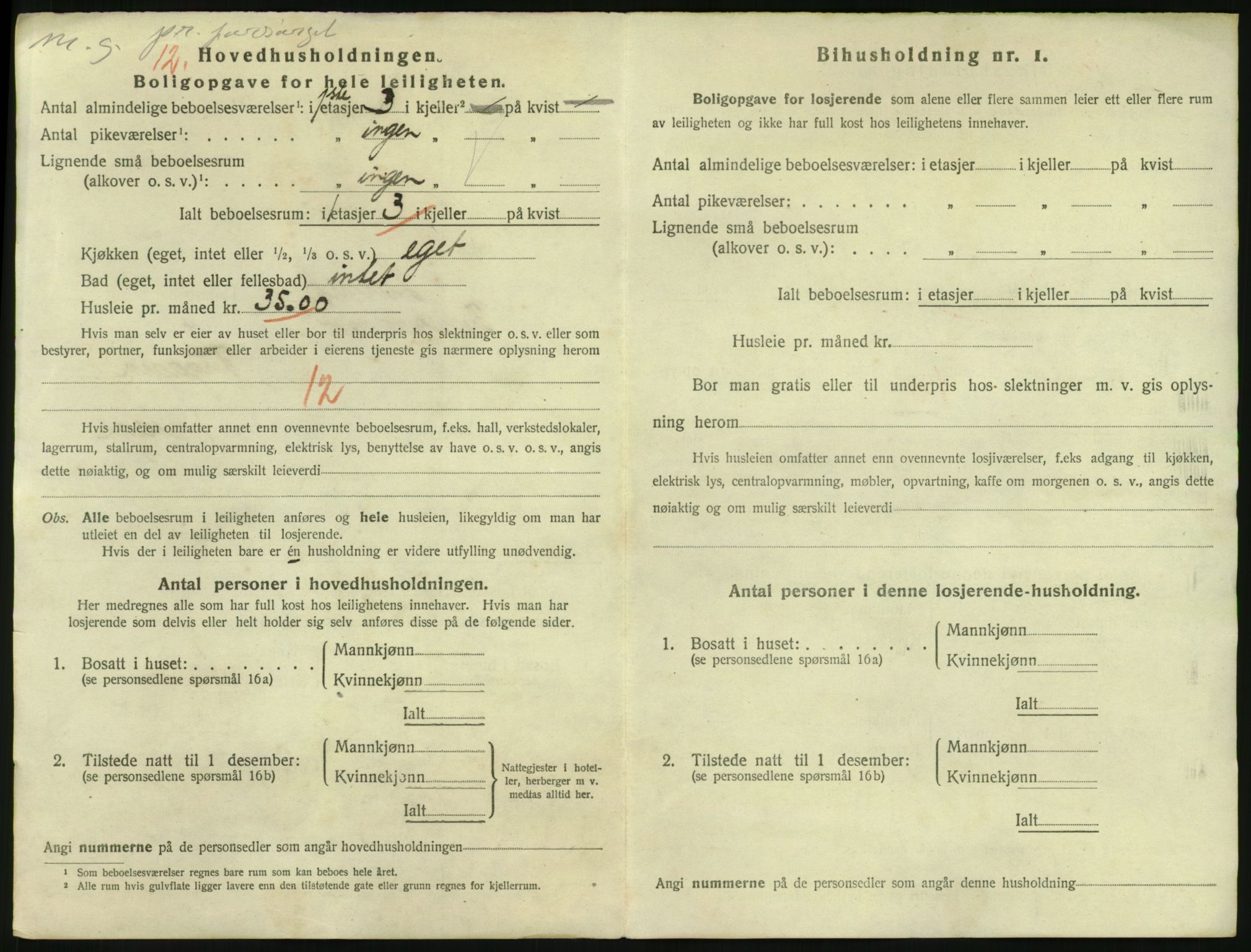 SAKO, 1920 census for Larvik, 1920, p. 3023