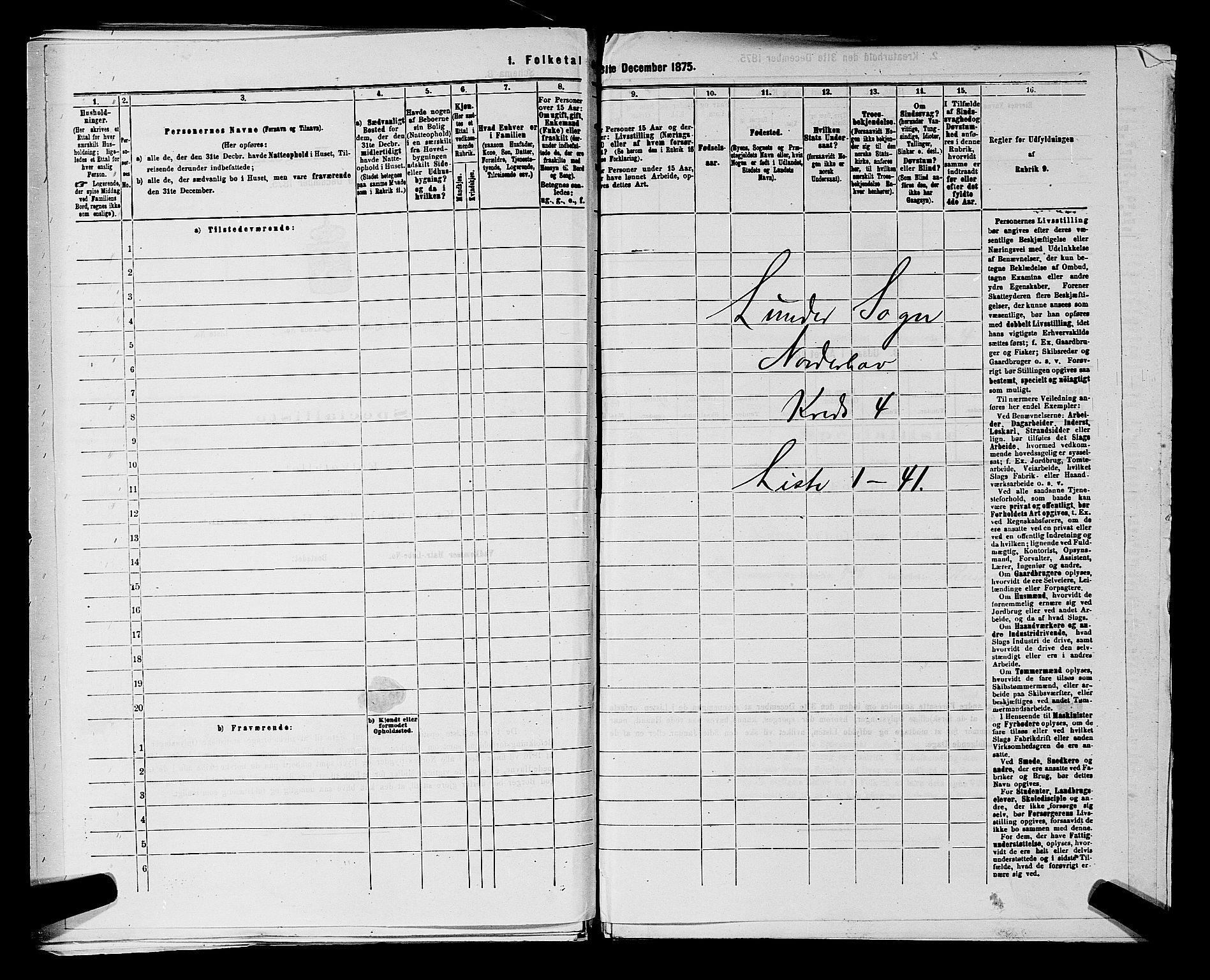 SAKO, 1875 census for 0613L Norderhov/Norderhov, Haug og Lunder, 1875, p. 2633