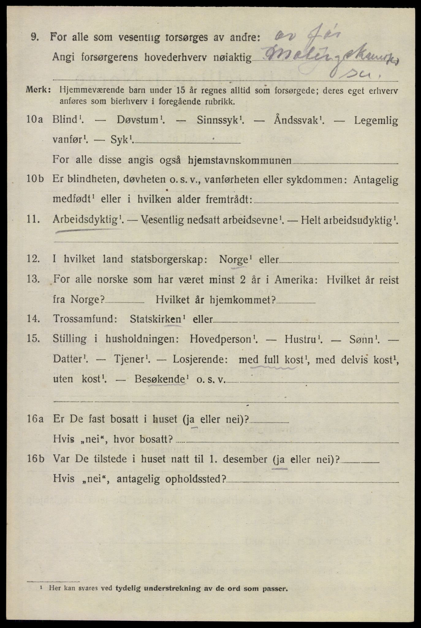 SAO, 1920 census for Eidsvoll, 1920, p. 18106